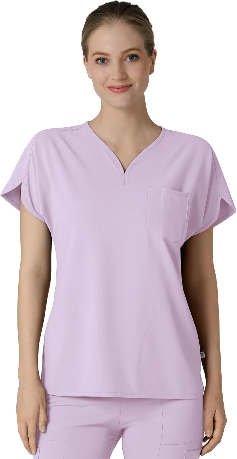 Wink Renew Women’s Dolman Scrub Top(Pastel Lilac)