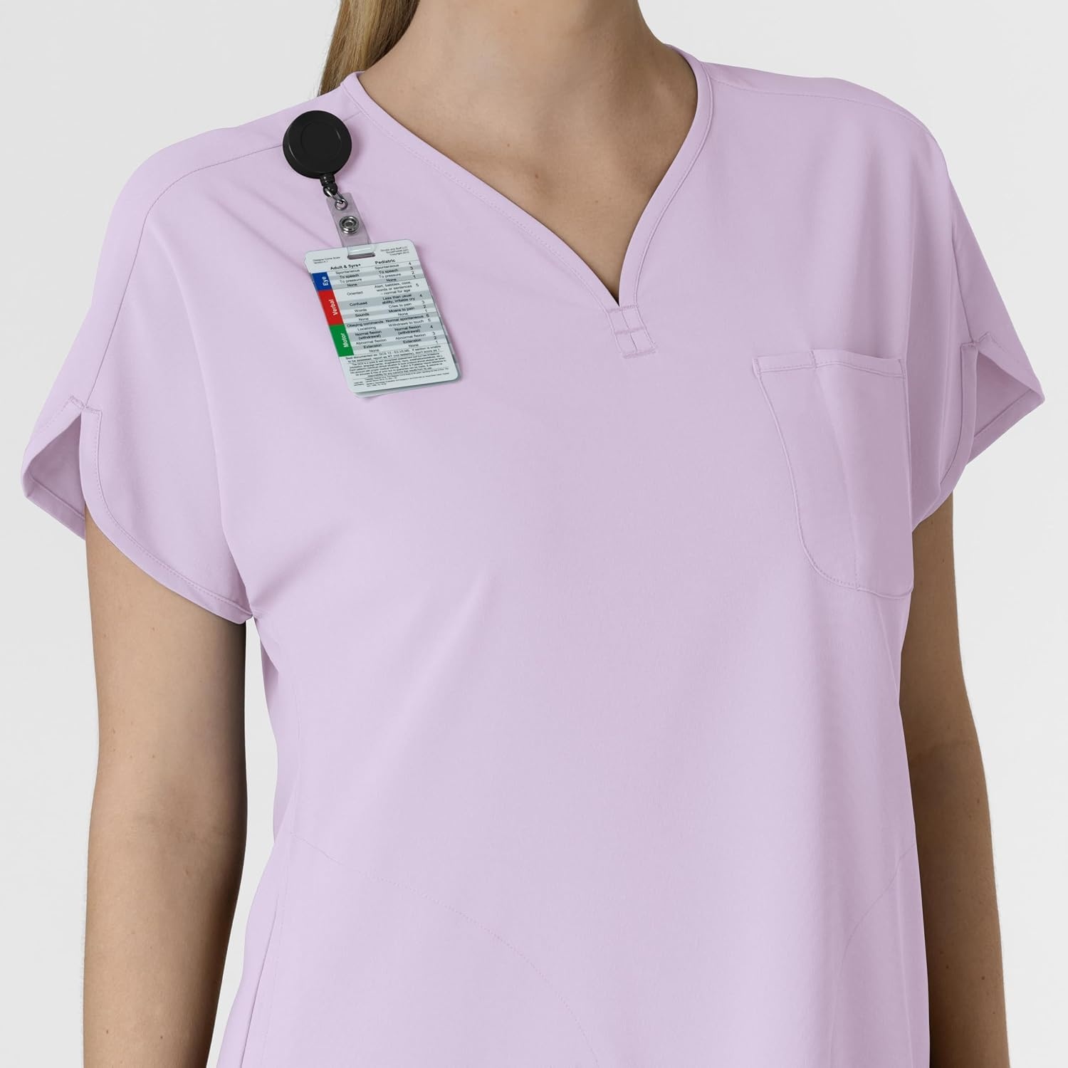 Wink Renew Women’s Dolman Scrub Top(Pastel Lilac)