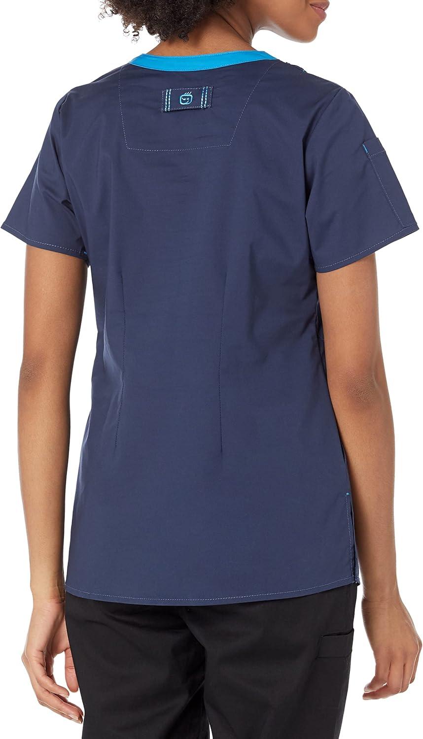 WonderWink Womens Women’s Joy V-nk Tuck-in TWomen’s Joy V-Nk Tuck-in T(Navy)