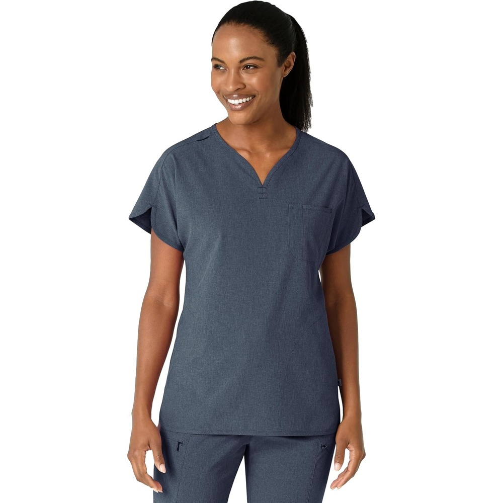 Wink Renew Women’s Dolman Scrub Top(Navy Heather)
