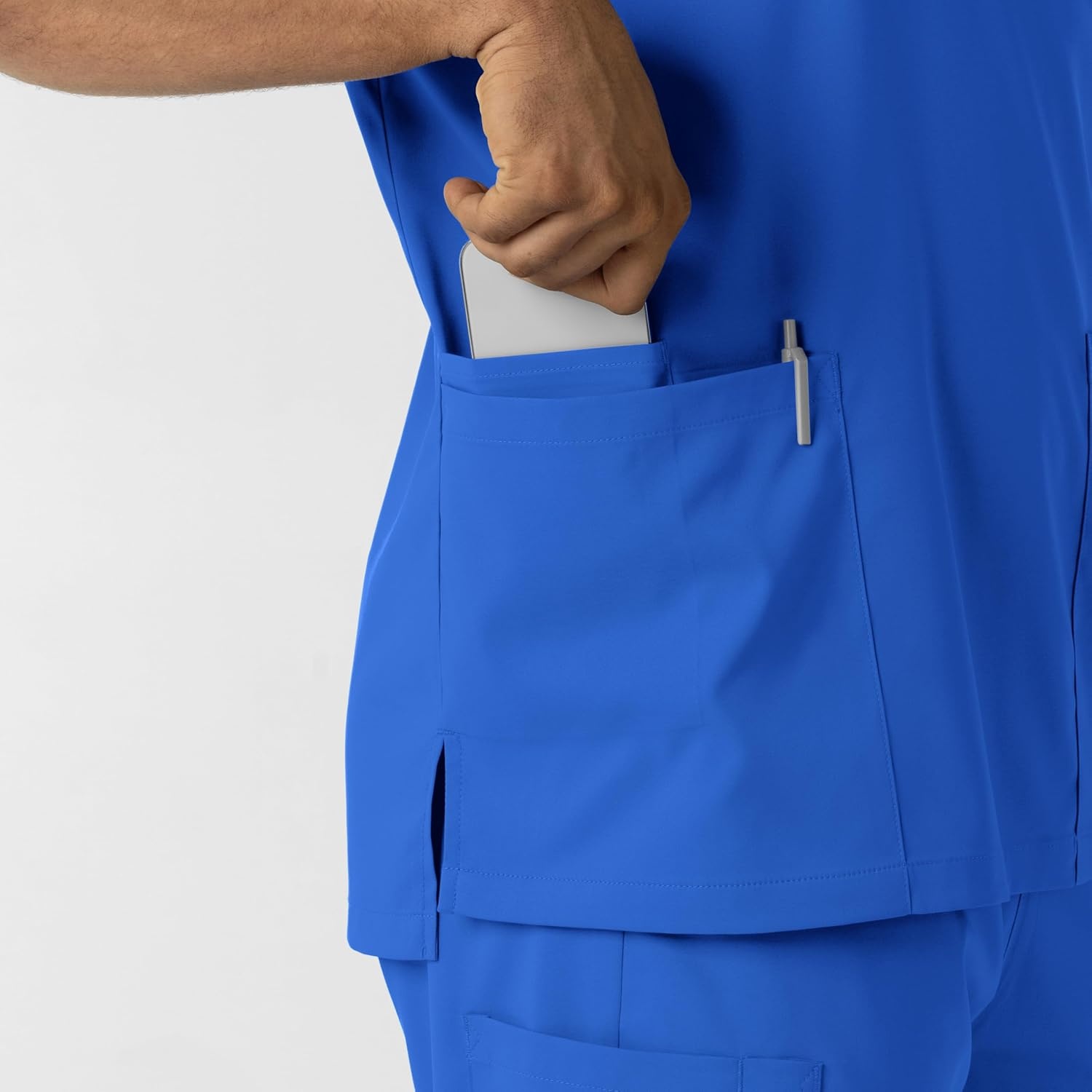 Wink Boundless Unisex V-Neck Scrub Top(Royal)
