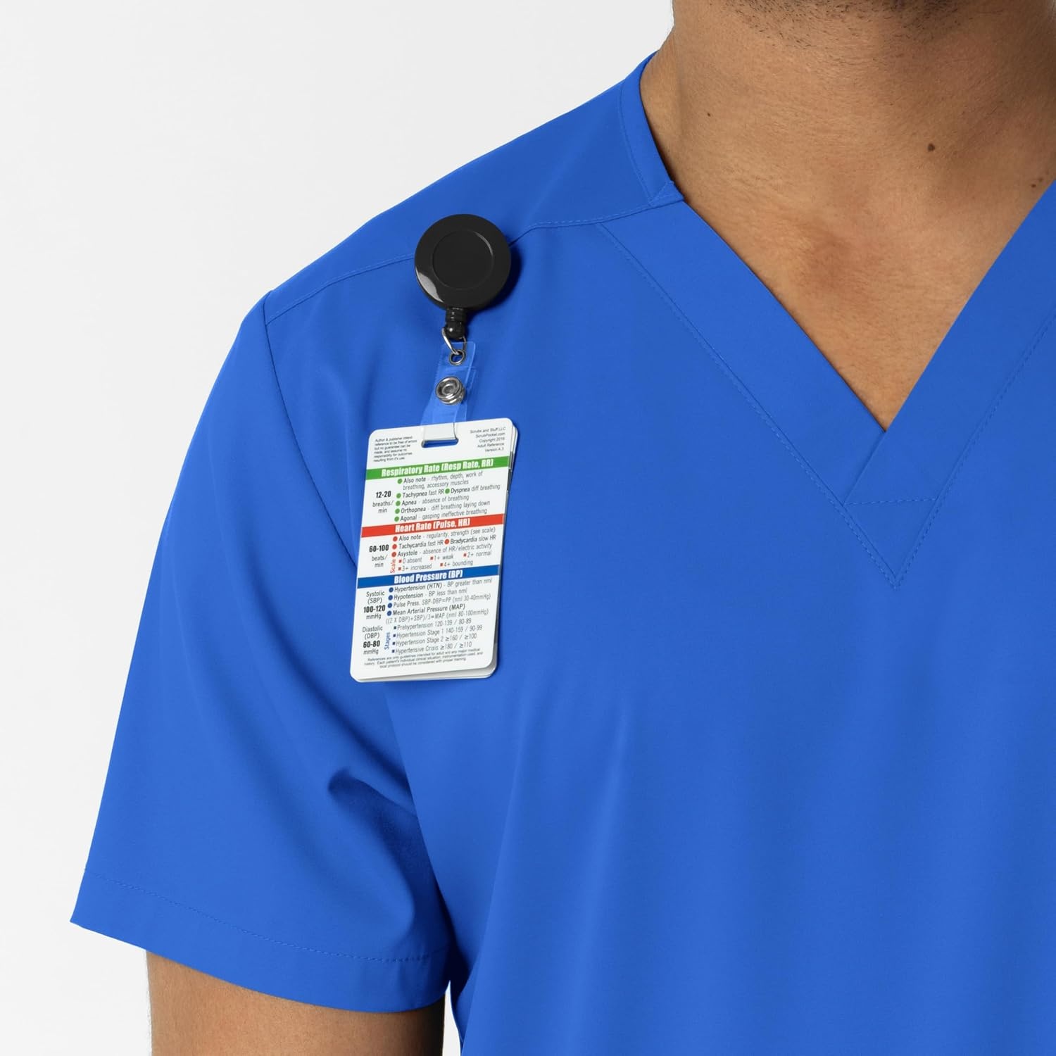 Wink Boundless Unisex V-Neck Scrub Top(Royal)