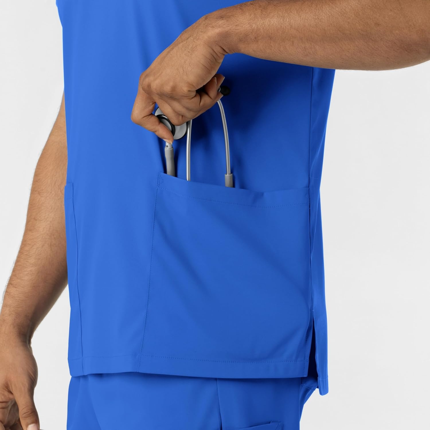 Wink Boundless Unisex V-Neck Scrub Top(Royal)