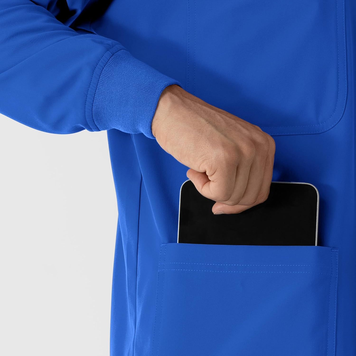 WINK Boundless Men’s Warm Up Scrub Jacket(Royal)