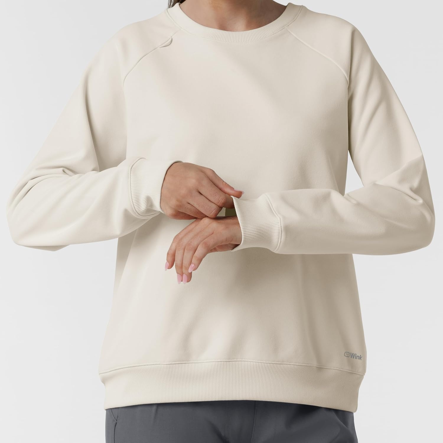 WINK Women’s Women’s Pullover Sweatshirt(Birch)