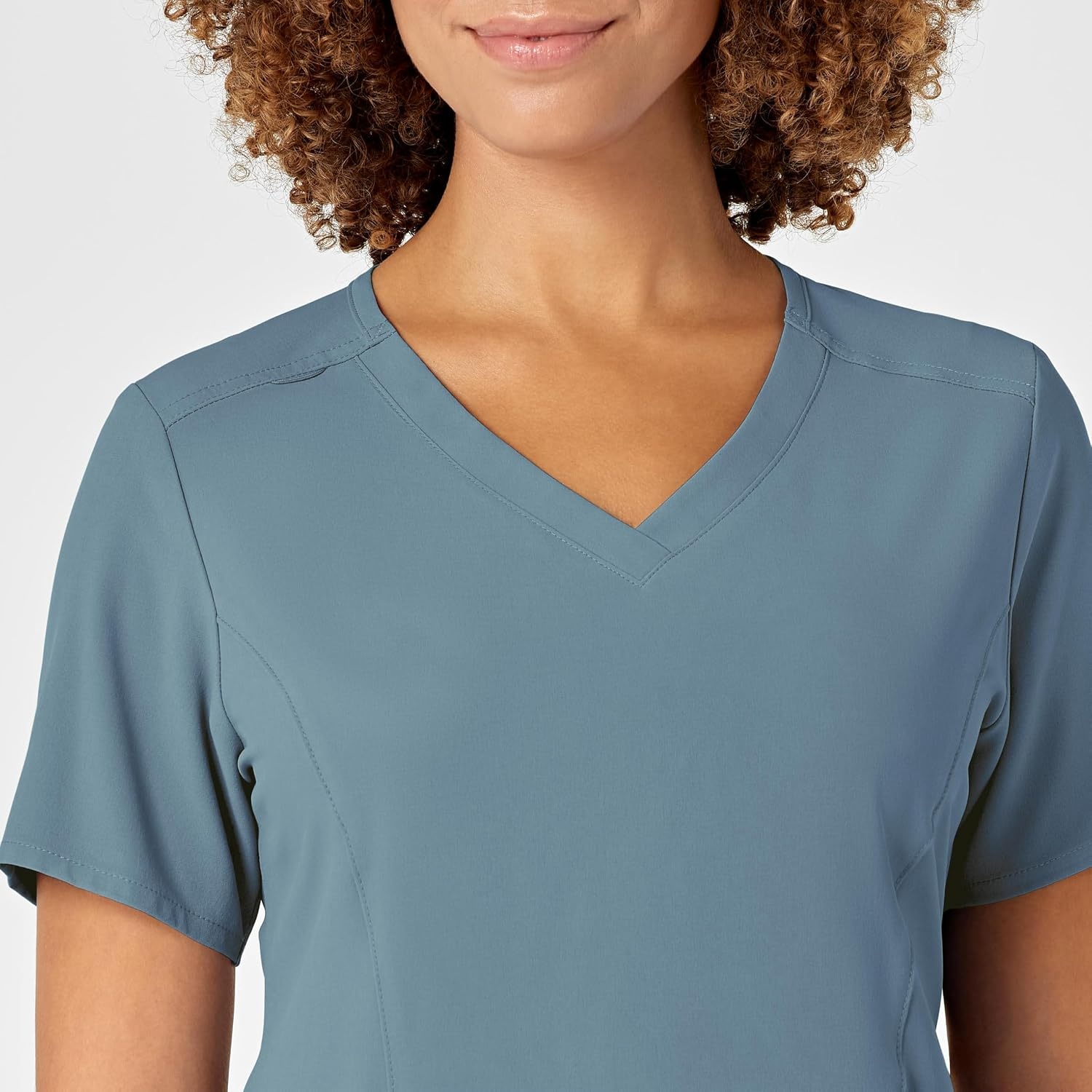 WINK Renew Women’s V-Neck Scrub Top(Elemental Blue)