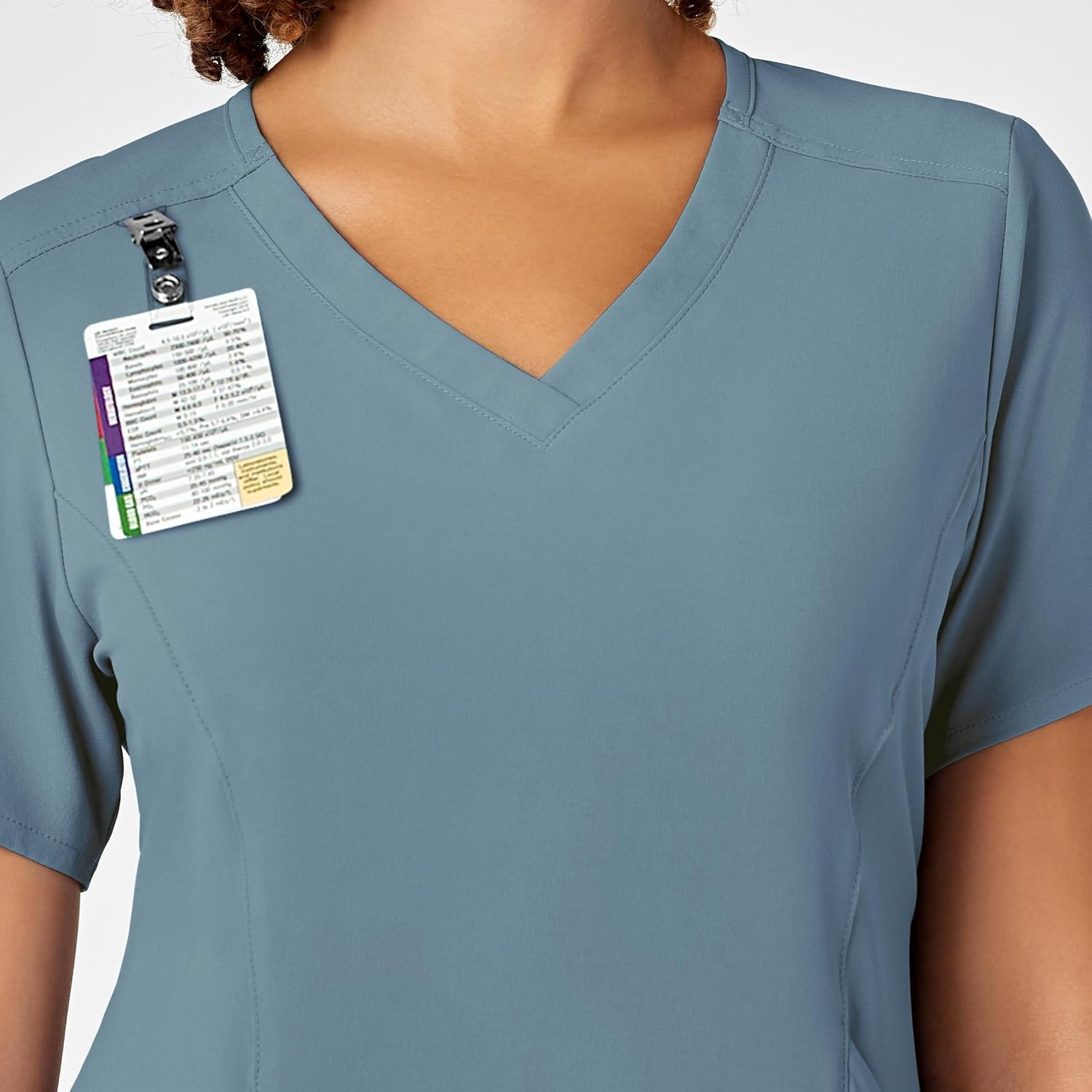 WINK Renew Women’s V-Neck Scrub Top(Elemental Blue)