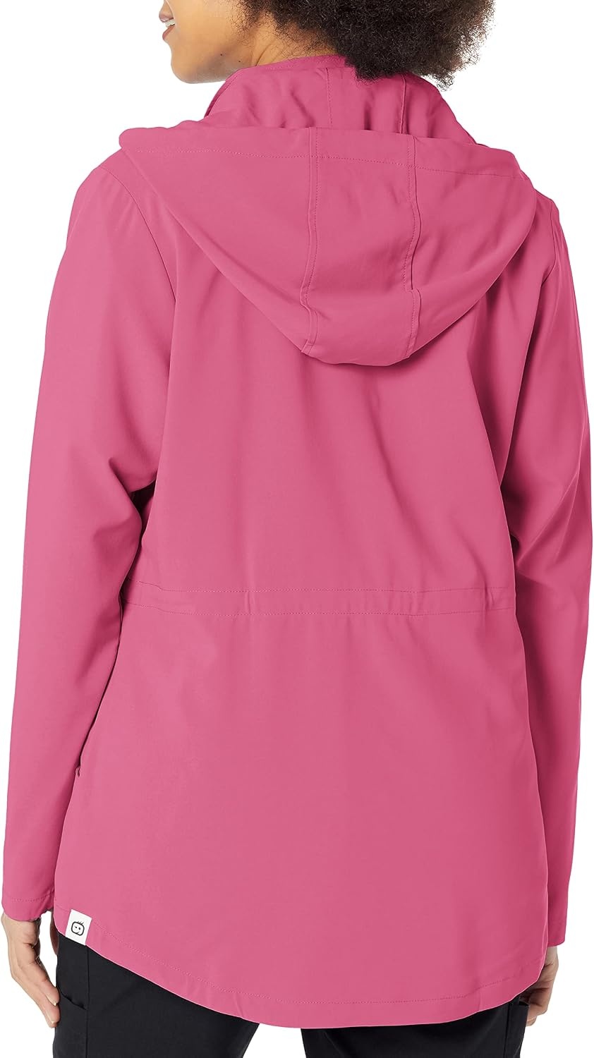 WonderWink Women’s Women’s Convertible Hood Fashion Jacket(Rosebud)