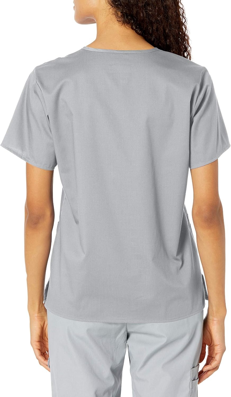 Wink Women’s Women’s V-Neck Scrub Top(Grey)