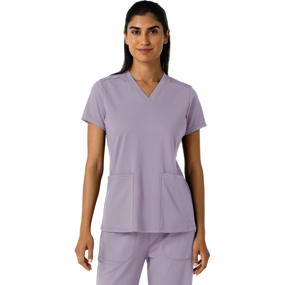 Wink Women’s Women’s 2-Pocket Scrub Top(Wisteria)