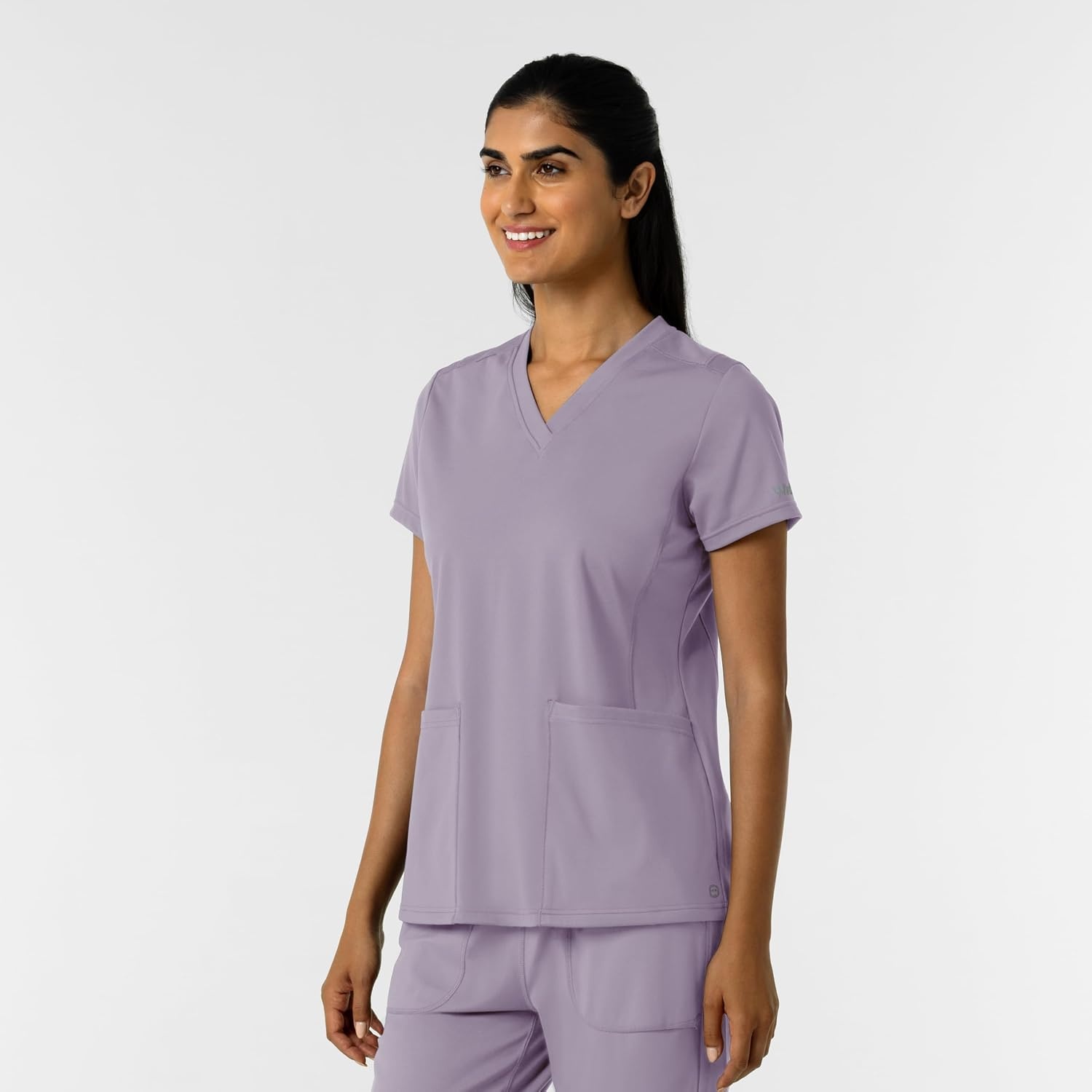 Wink Women’s Women’s 2-Pocket Scrub Top(Wisteria)