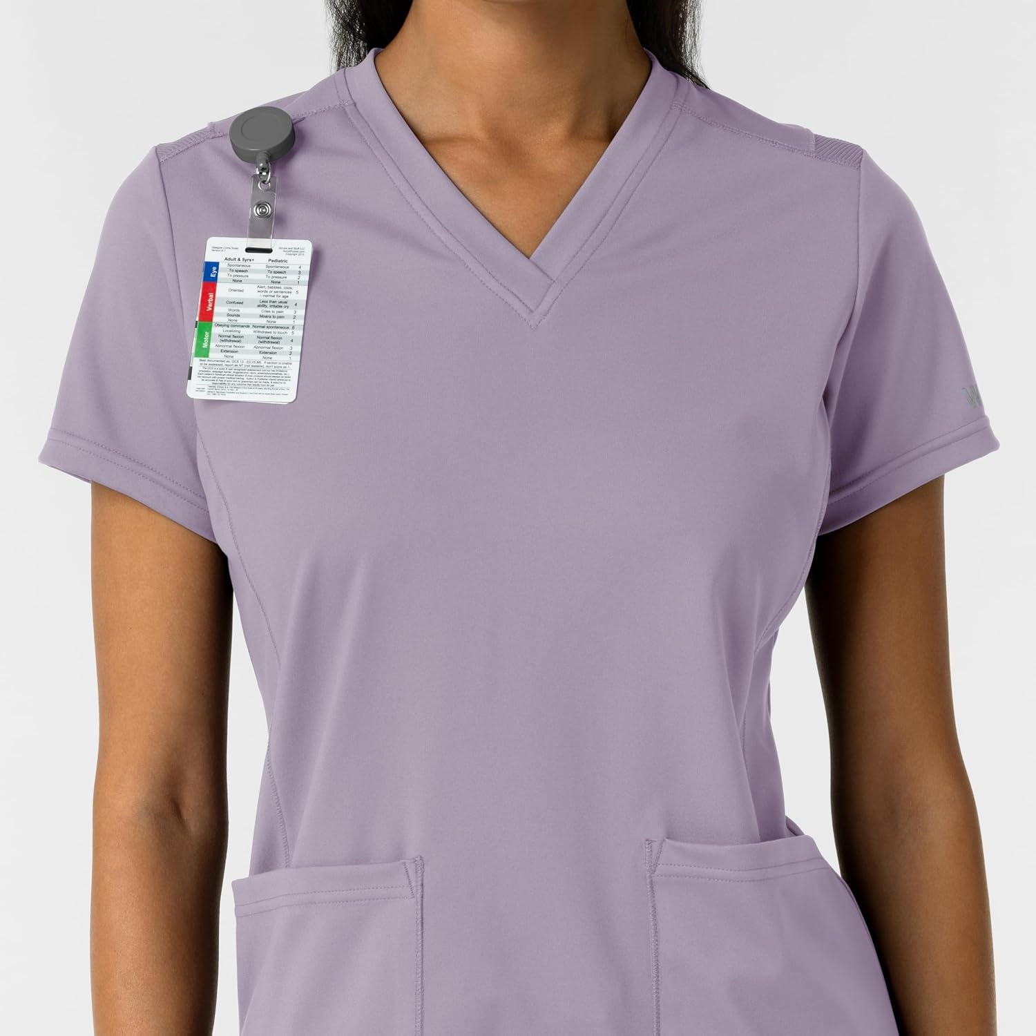 Wink Women’s Women’s 2-Pocket Scrub Top(Wisteria)