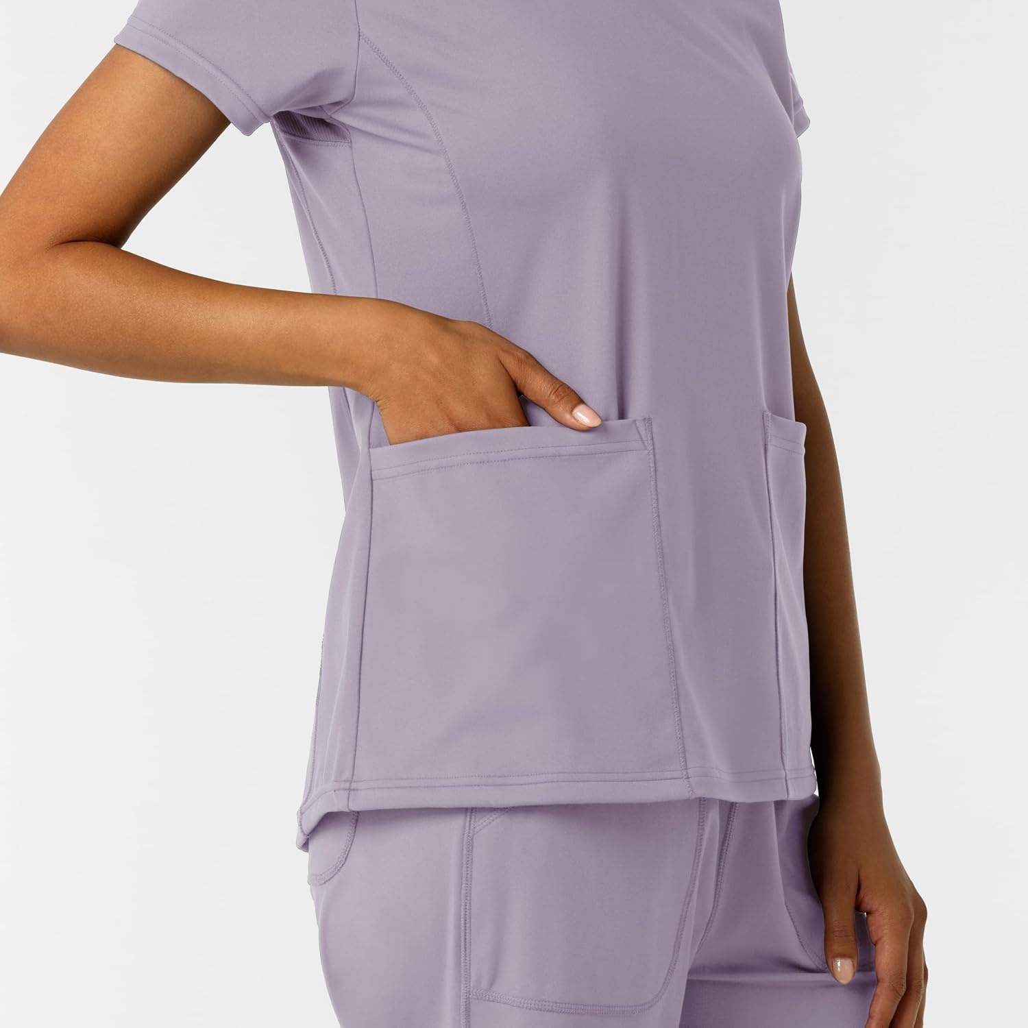 Wink Women’s Women’s 2-Pocket Scrub Top(Wisteria)