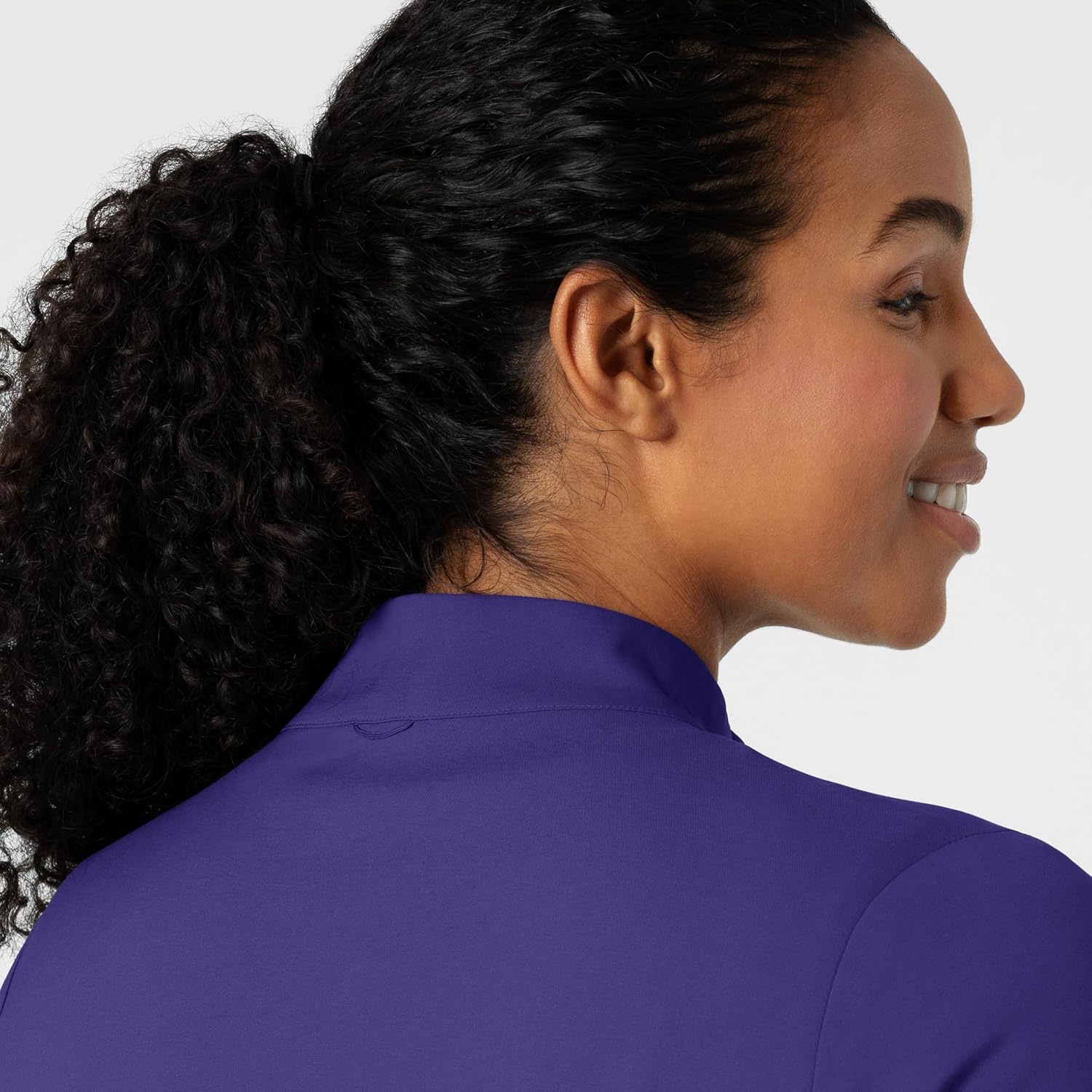 WINK Boundless Women’s Warm Up Scrub Jacket(Grape)