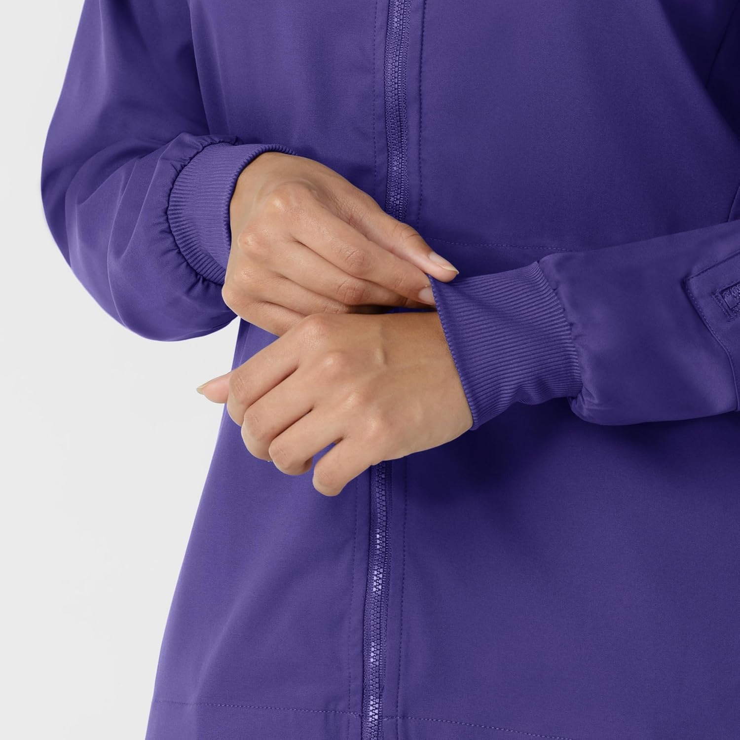 WINK Boundless Women’s Warm Up Scrub Jacket(Grape)