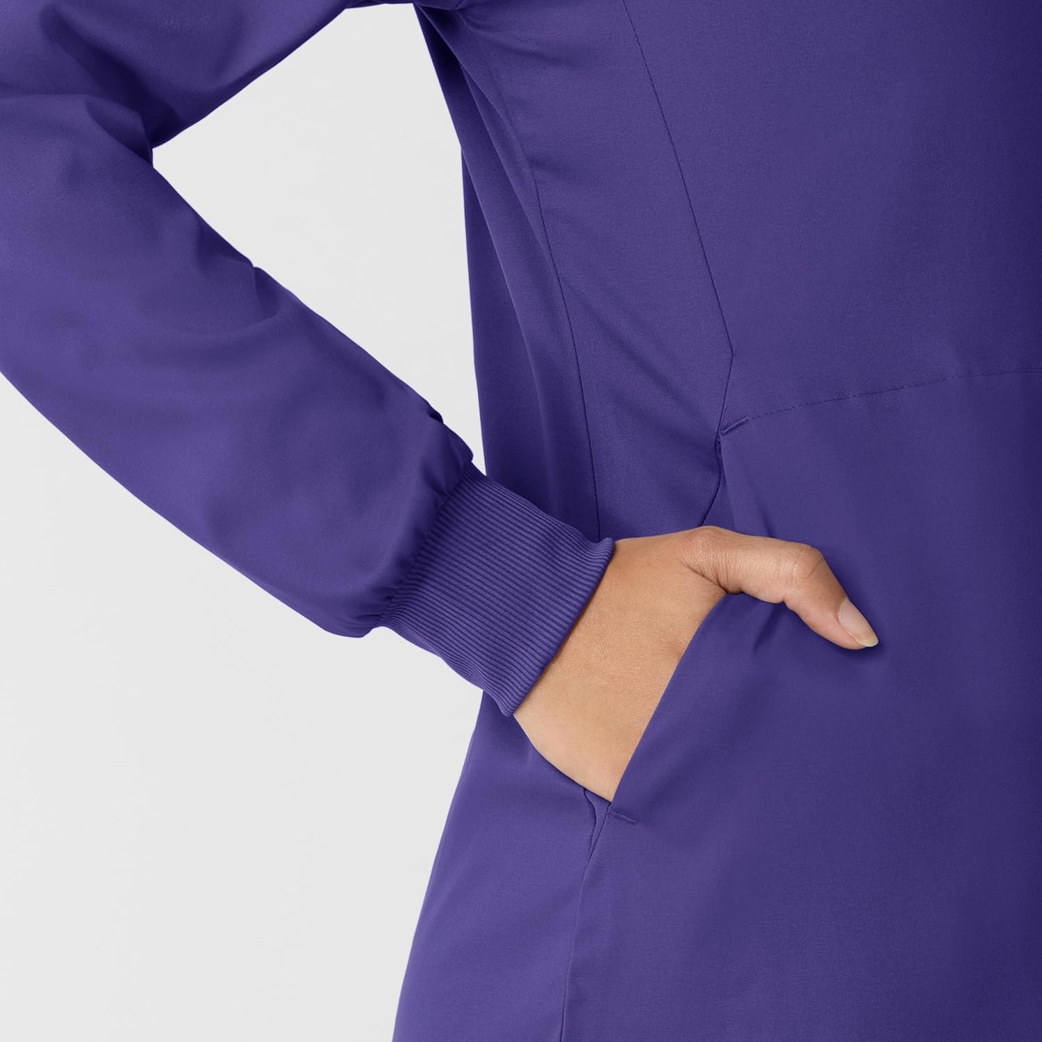WINK Boundless Women’s Warm Up Scrub Jacket(Grape)