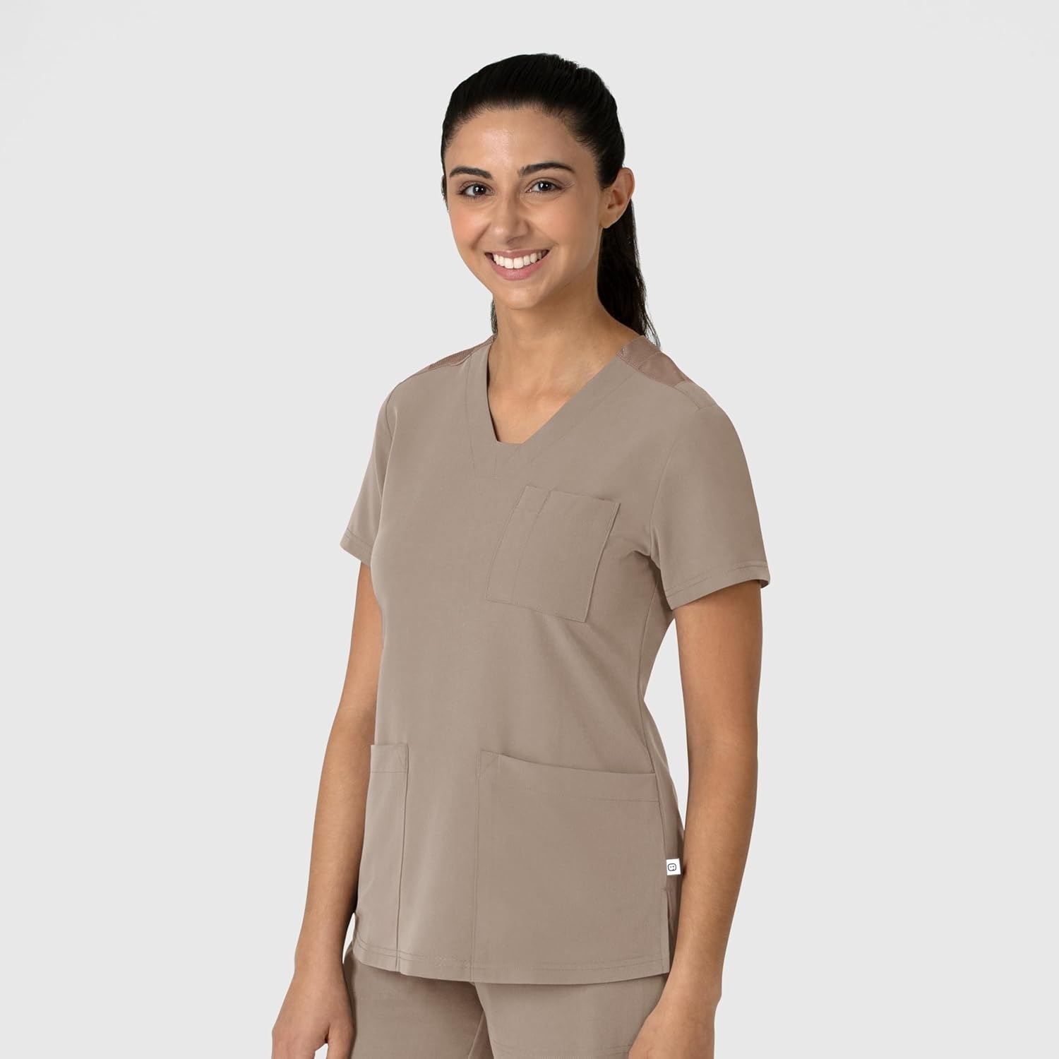 WINK Nova Women’s Flex-n-Reach V-Neck Scrub Top(Haze)