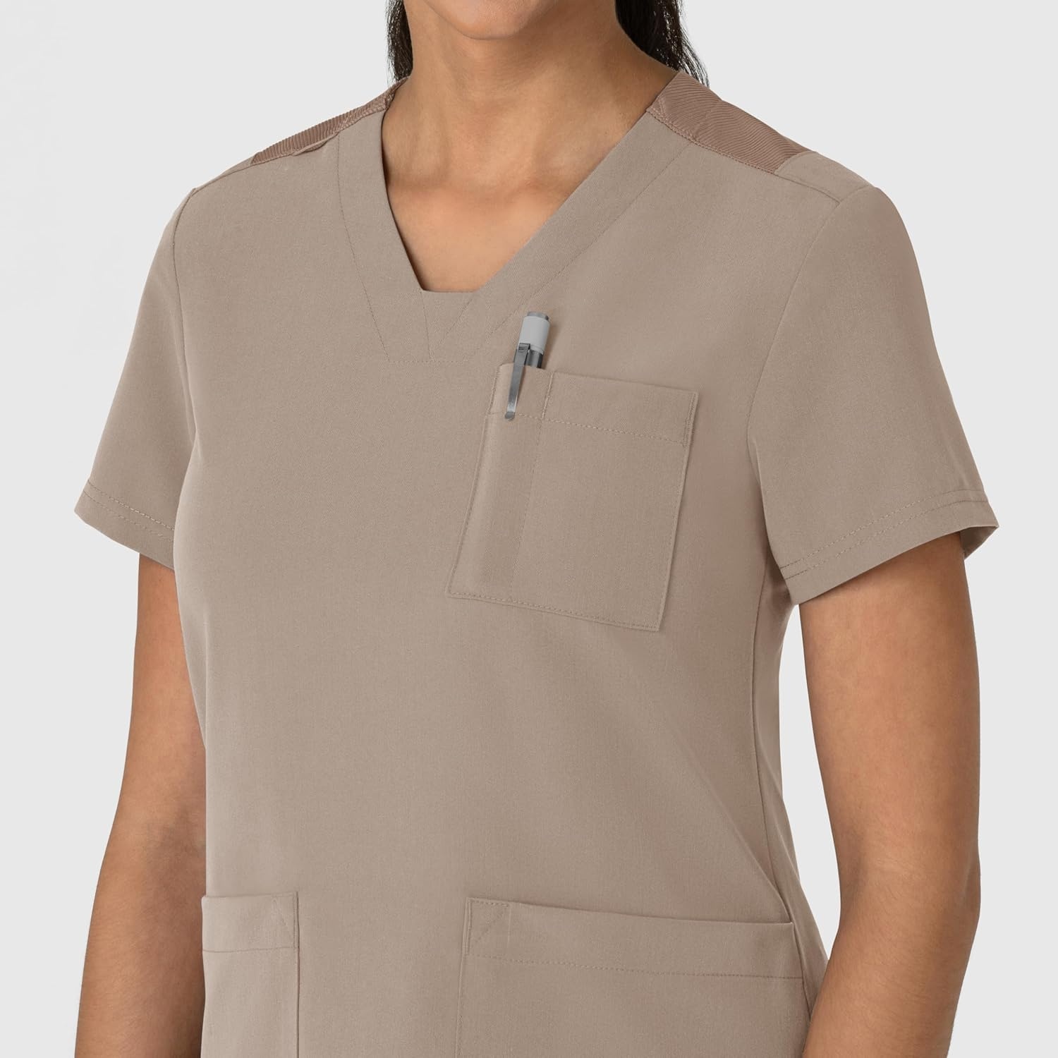 WINK Nova Women’s Flex-n-Reach V-Neck Scrub Top(Haze)