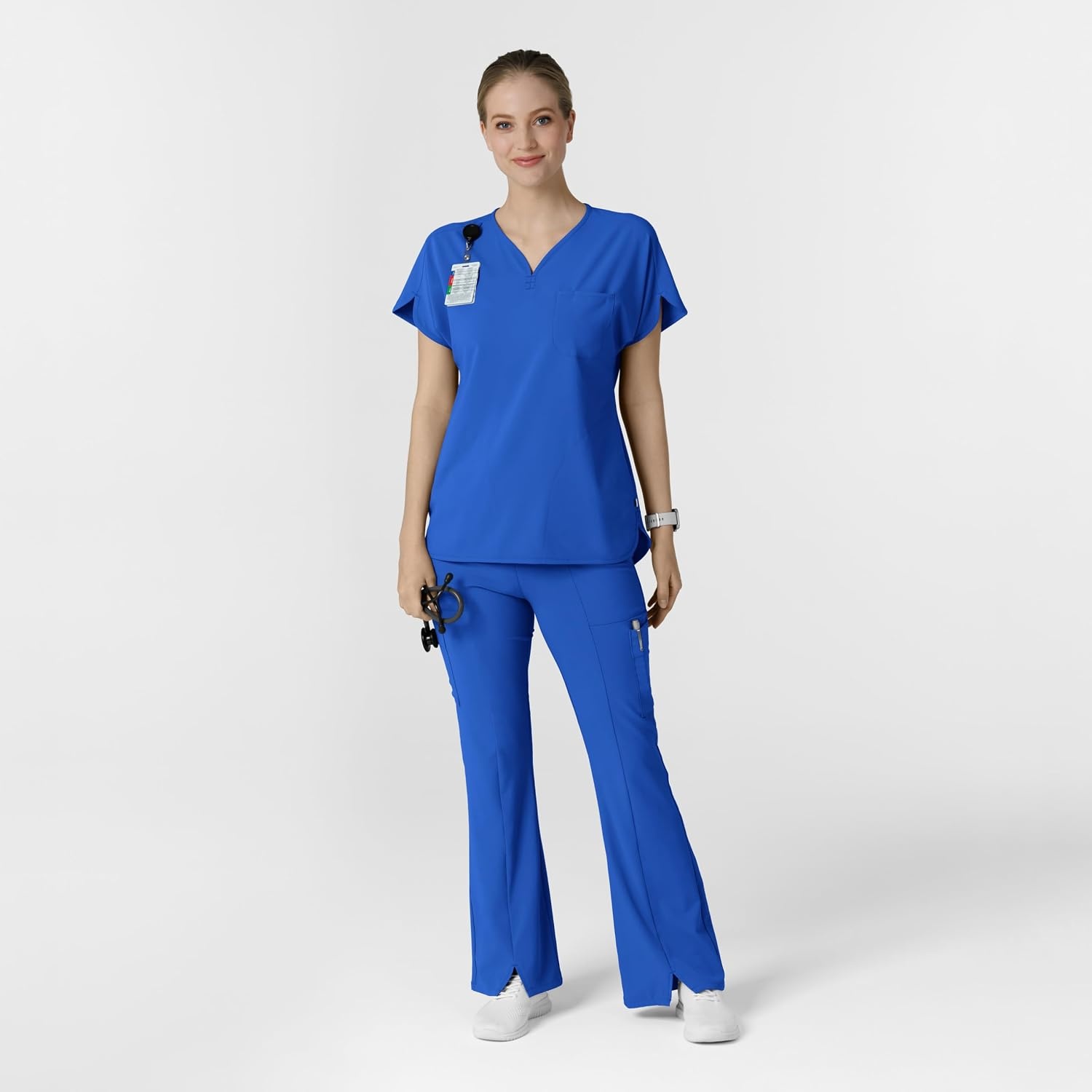 Wink Renew Women’s Dolman Scrub Top(Royal)