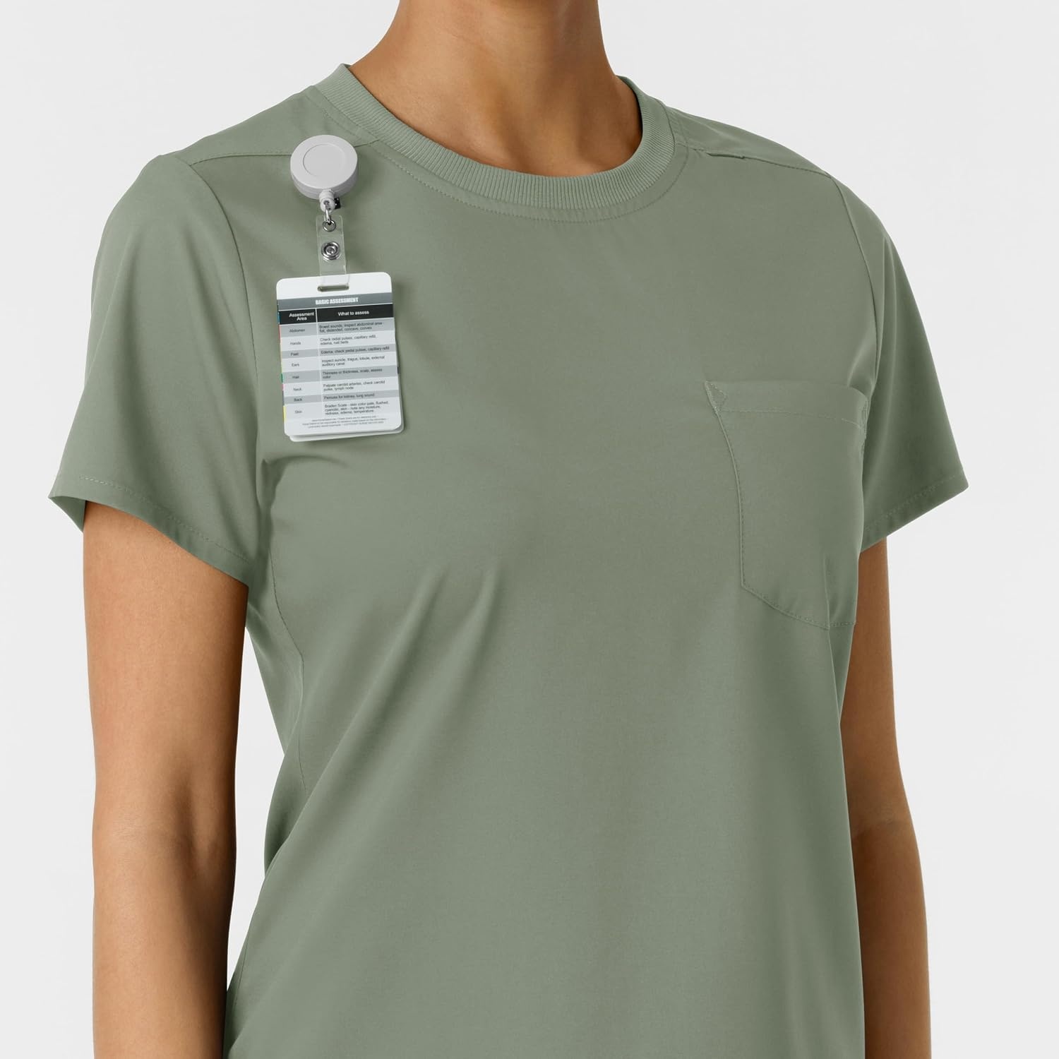 Wink Boundless Women’s Classic Scrub Tee(Sage)