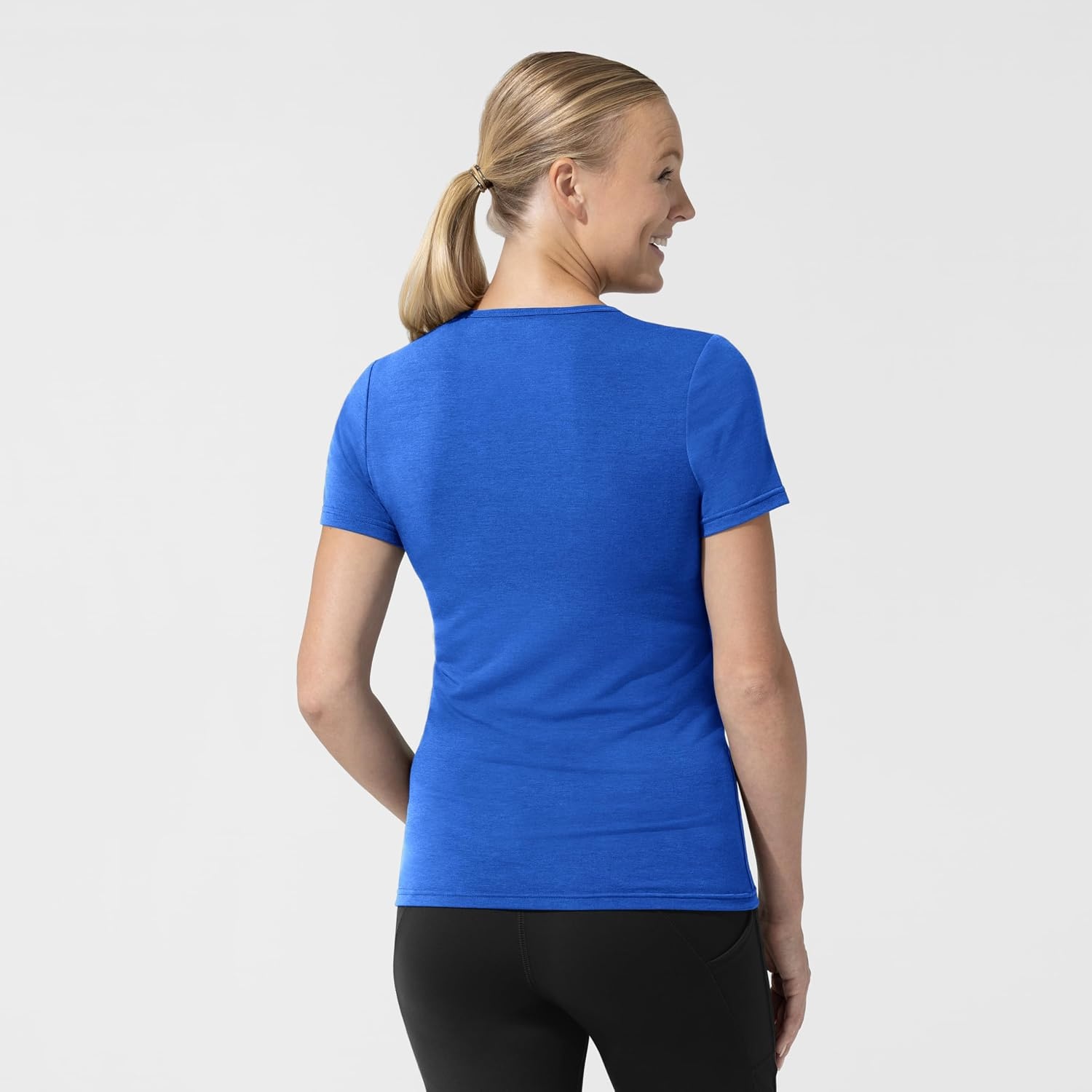 Wink Layers Women’s Short Sleeve Essential Tee(Royal)