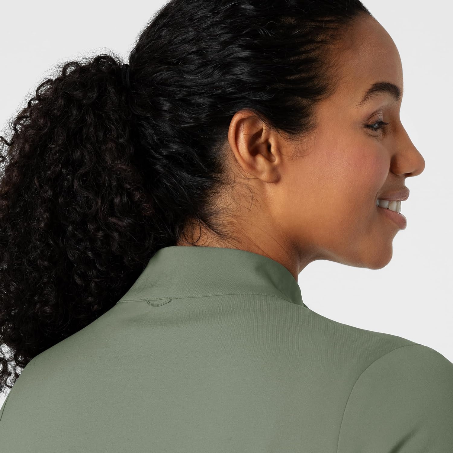 WINK Boundless Women’s Warm Up Scrub Jacket(Sage)