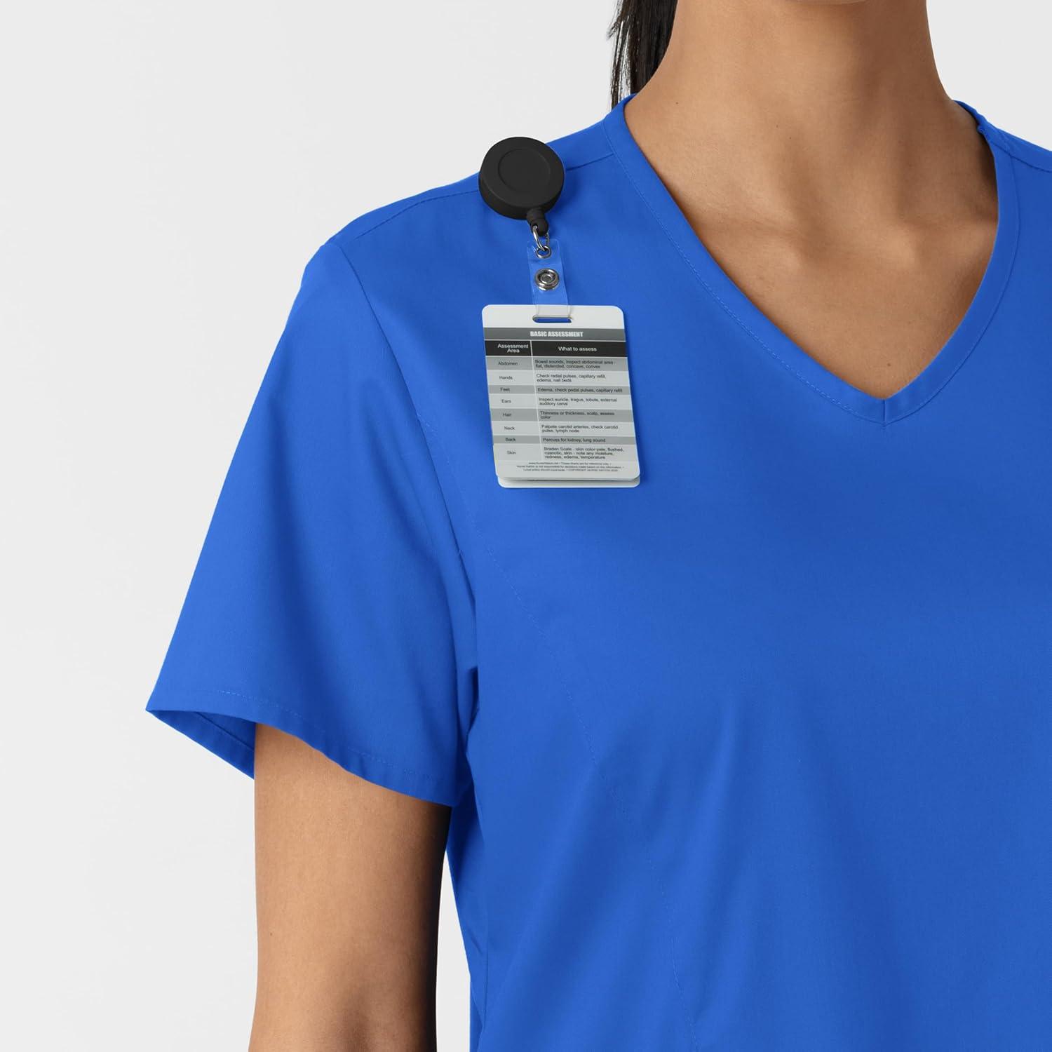WINK Womens Scrub Top(Royal)