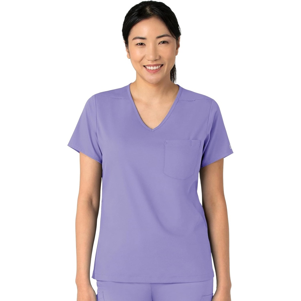 Wink Boundless Women’s Tuck-in Scrub Top(Iris Purple)