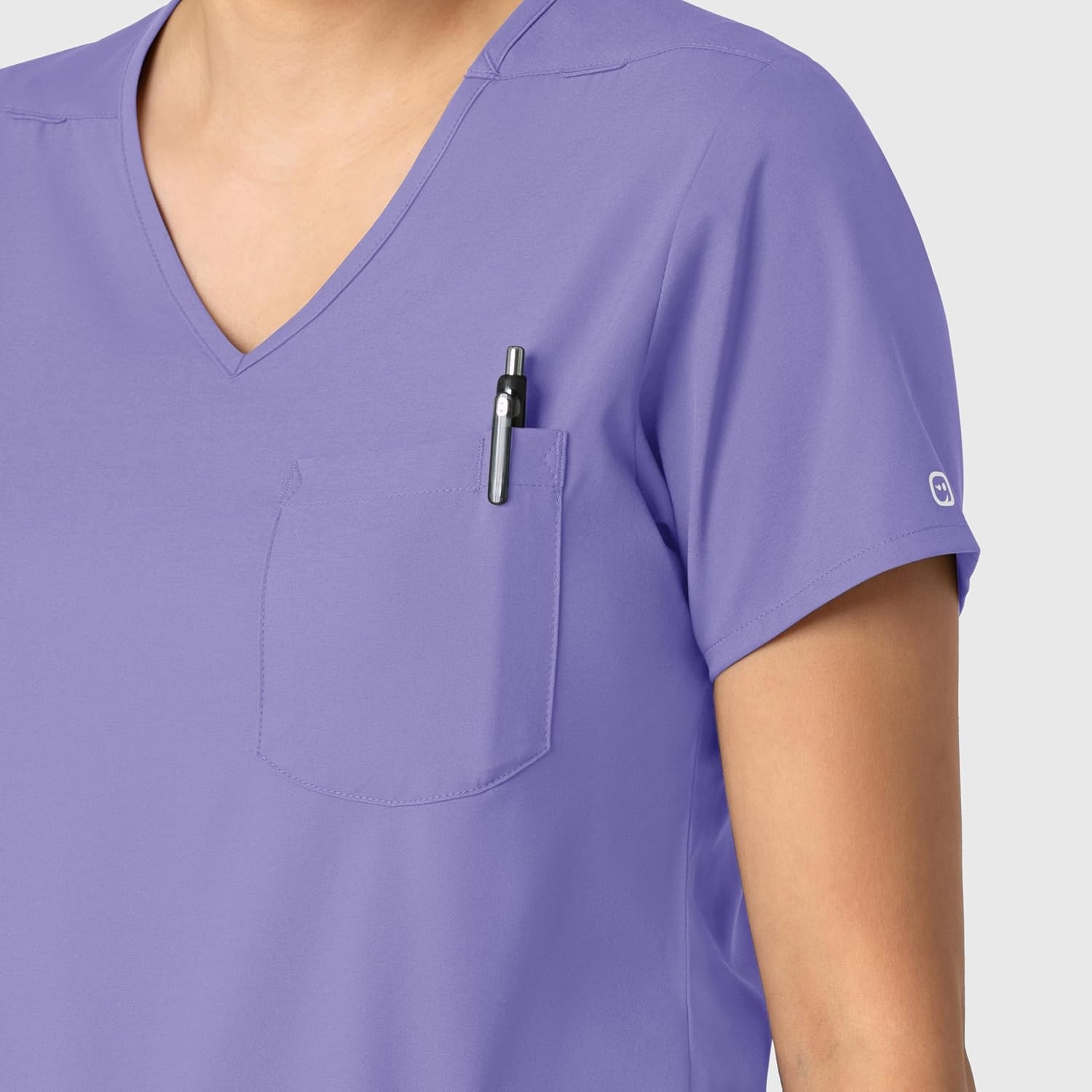 Wink Boundless Women’s Tuck-in Scrub Top(Iris Purple)