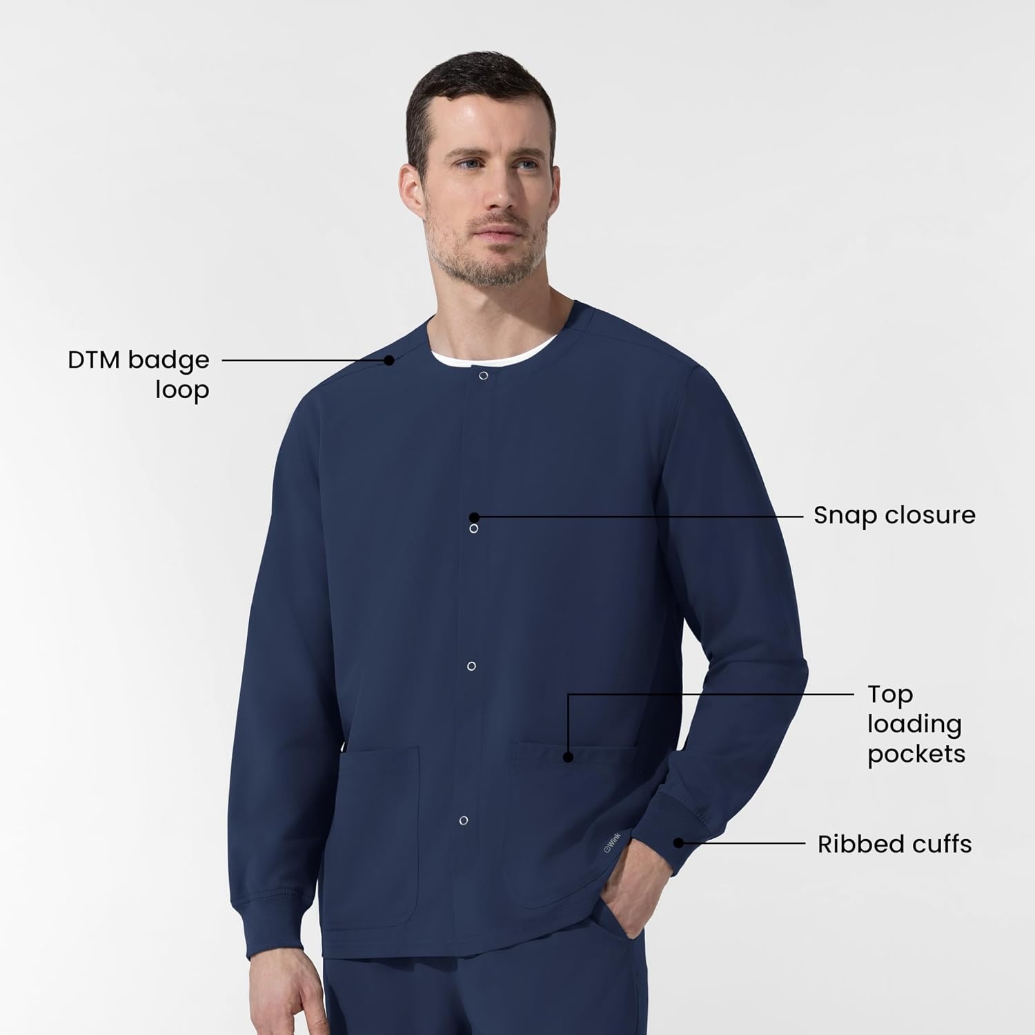 WINK Unisex Jacket(Navy)