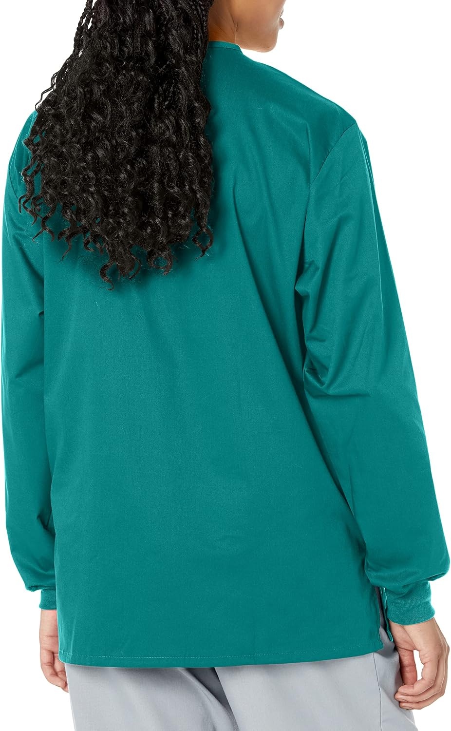 Wink Unisex Adult Snap Front Jacket(Teal Blue)