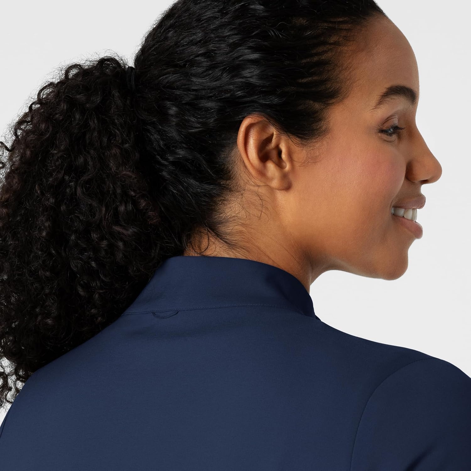 WINK Boundless Women’s Warm Up Scrub Jacket(Navy)