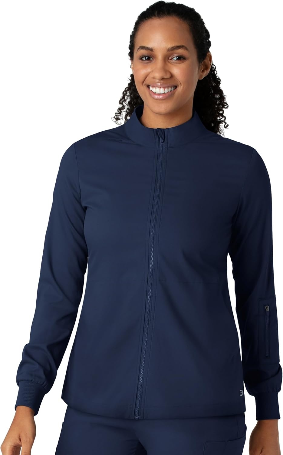 WINK Boundless Women’s Warm Up Scrub Jacket(Navy)