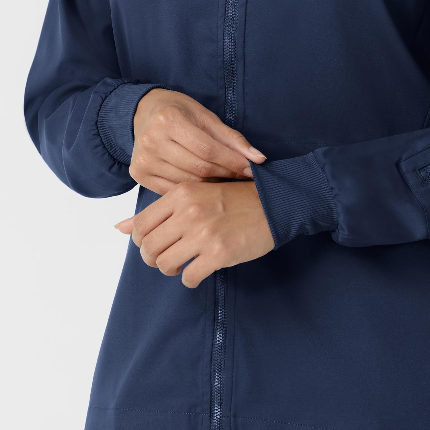 WINK Boundless Women’s Warm Up Scrub Jacket(Navy)