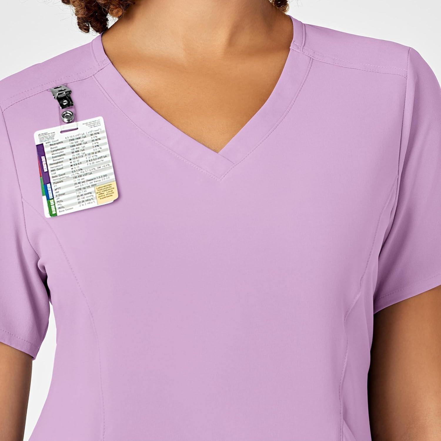 Wink Renew Women’s V-Neck Scrub Top(Violet Tulle)