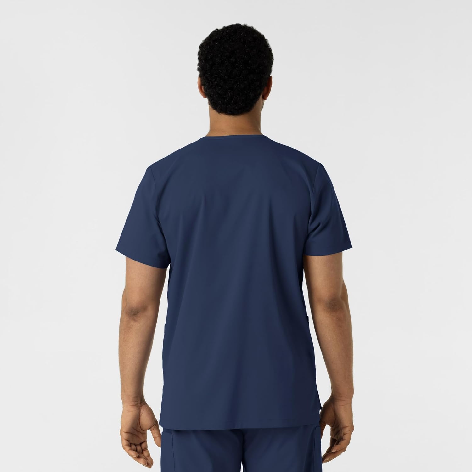 Wink Boundless Unisex V-Neck Scrub Top(Navy)