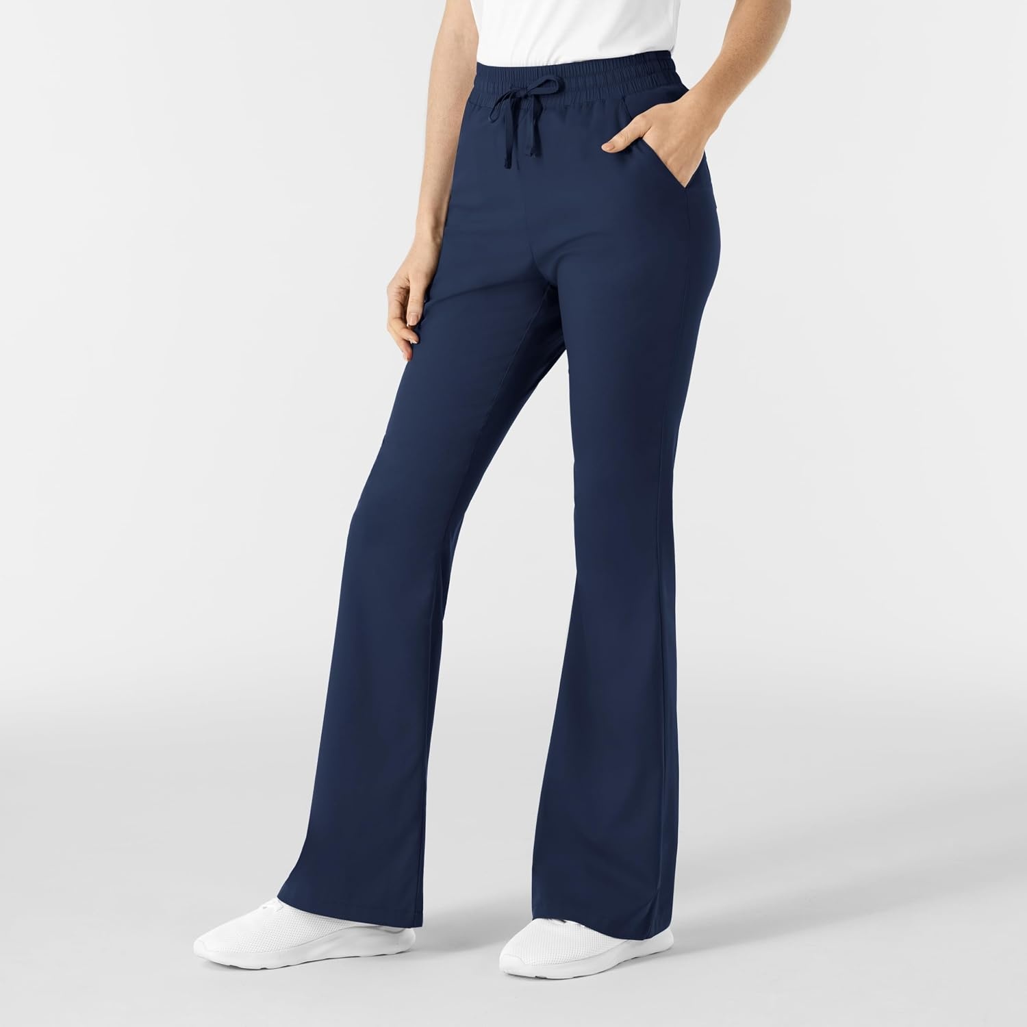 Wink Boundless Women’s Flare Leg Scrub Pant(Navy)