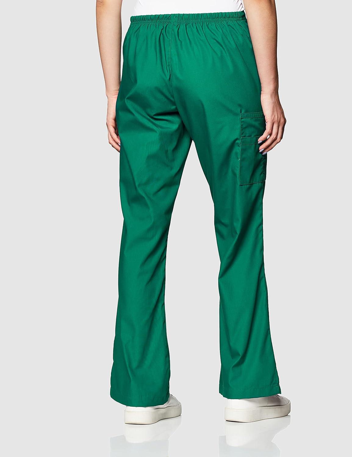 WonderWink Women’s Moderate Flare Leg Cargo Pant(Hunter Green)
