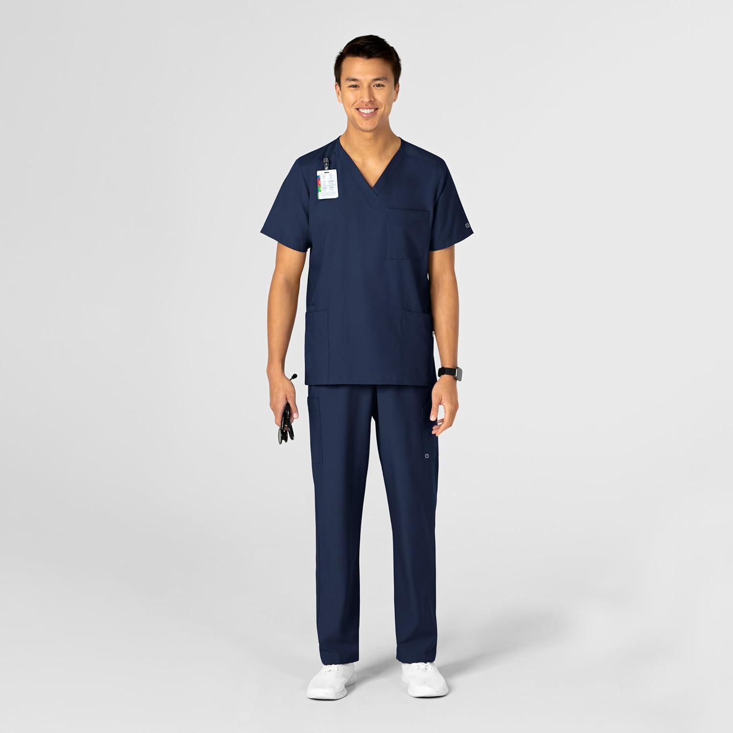 WonderWink Womens 4-Pocket Utility Top(Navy)