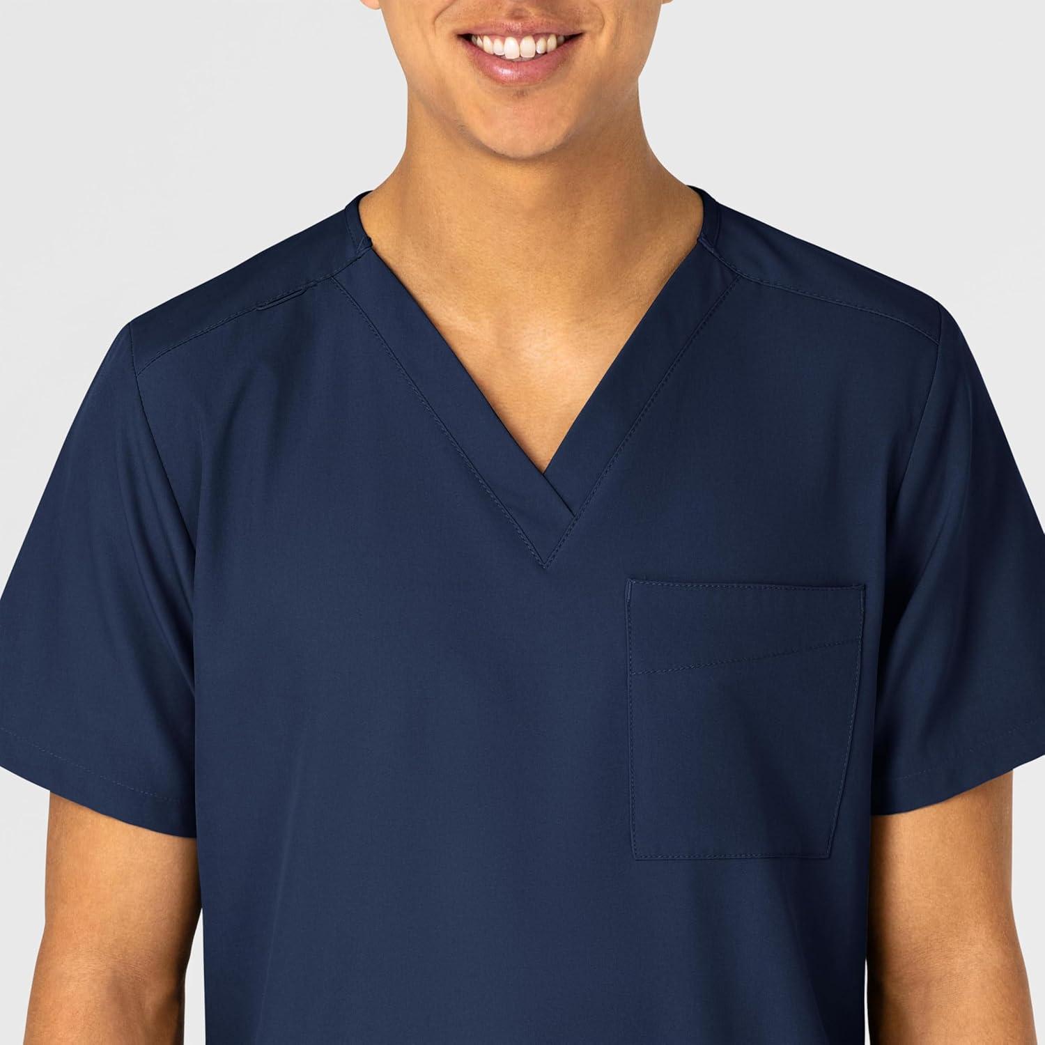 WonderWink Womens 4-Pocket Utility Top(Navy)