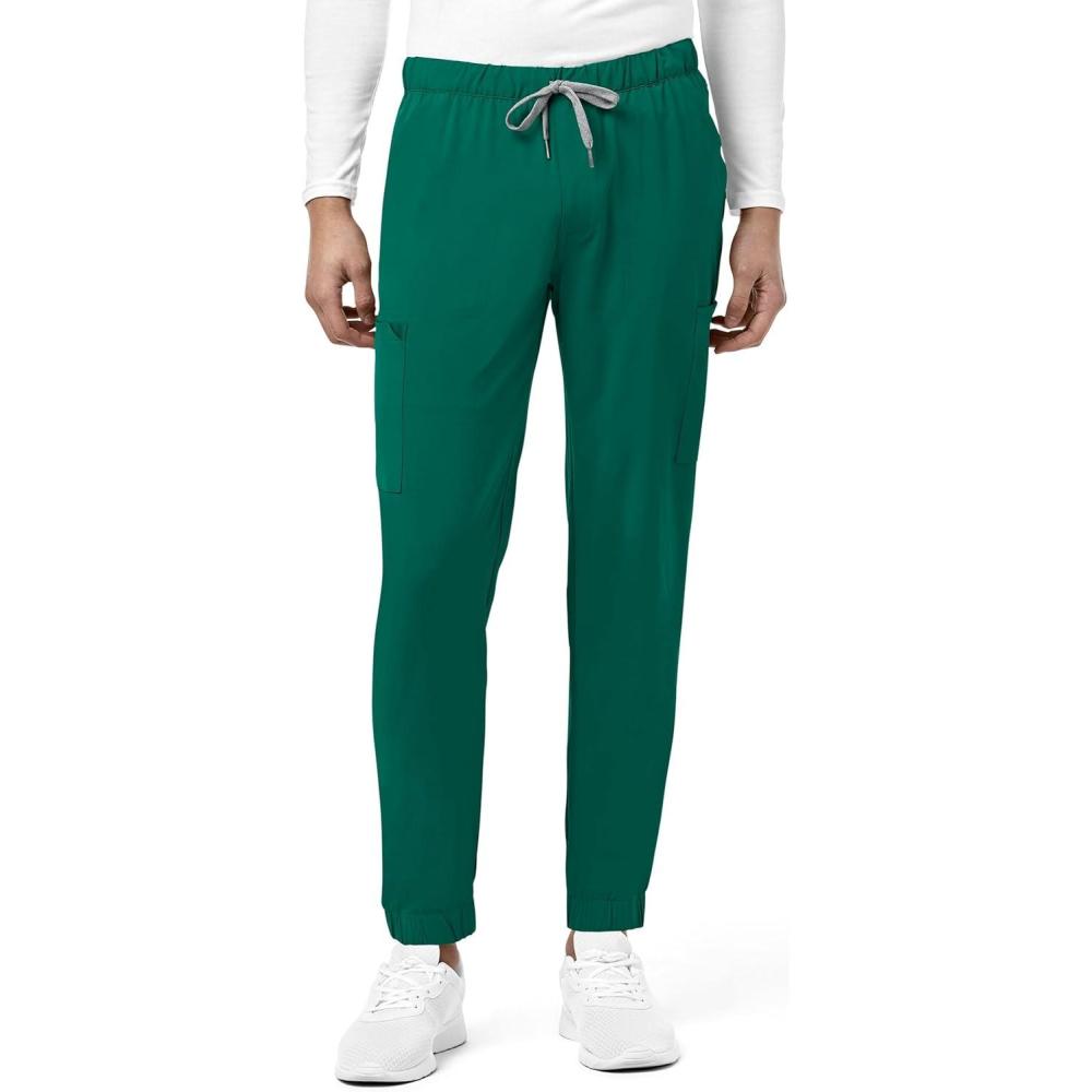 WonderWink Mens Renew Men’s Jogger Scrub Pant(Hunter)