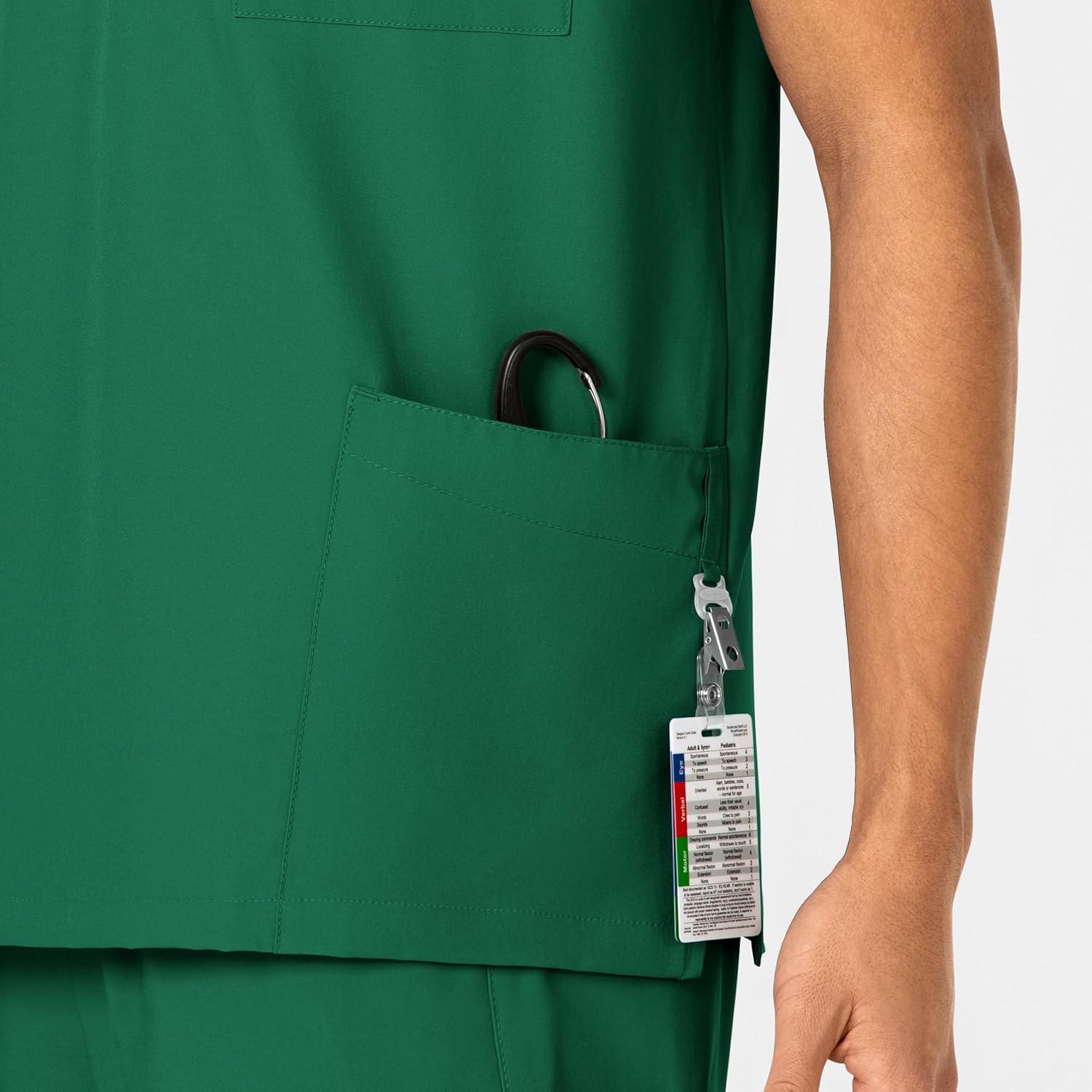 WonderWink Womens 4-Pocket Utility Top(Hunter)