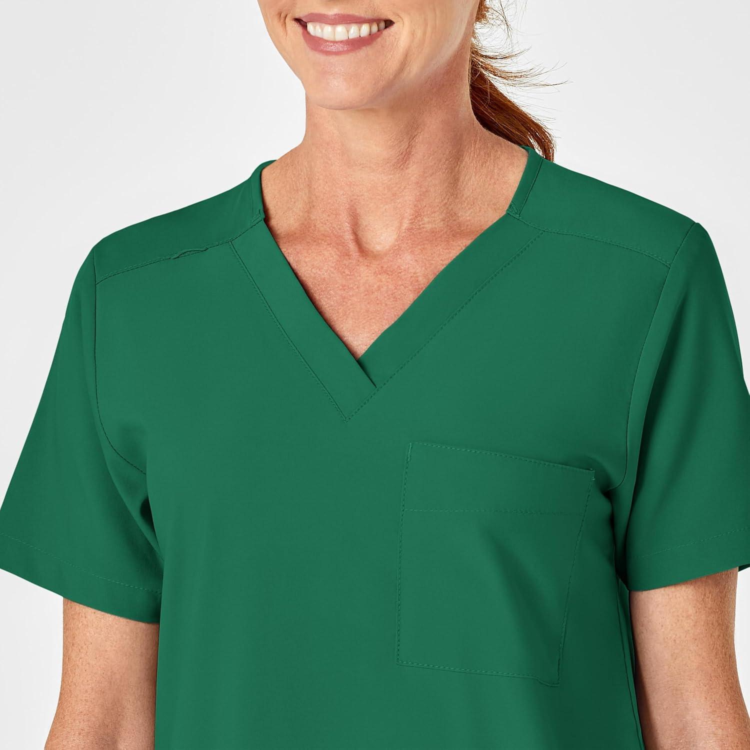WonderWink Womens 4-Pocket Utility Top(Hunter)