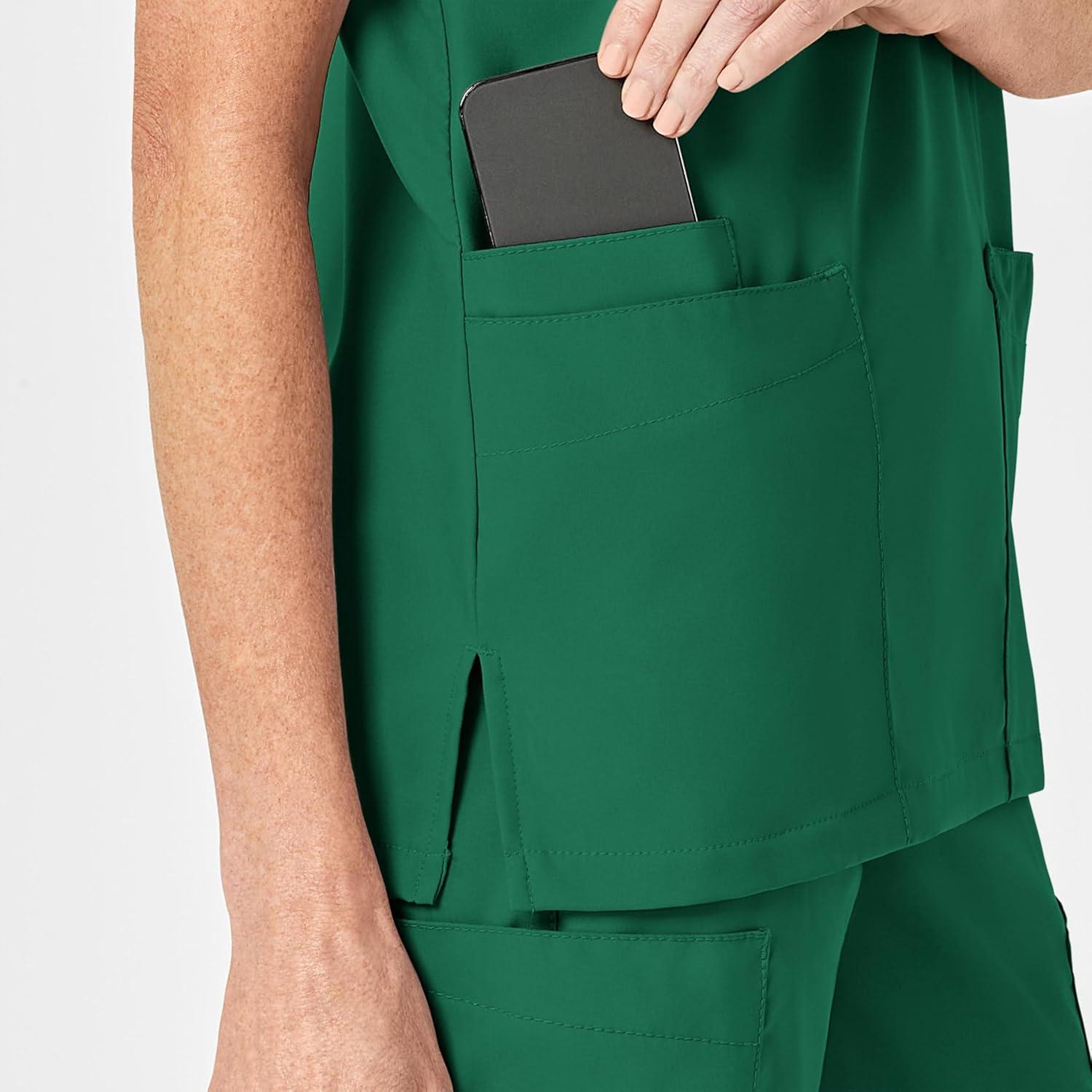 WonderWink Womens 4-Pocket Utility Top(Hunter)
