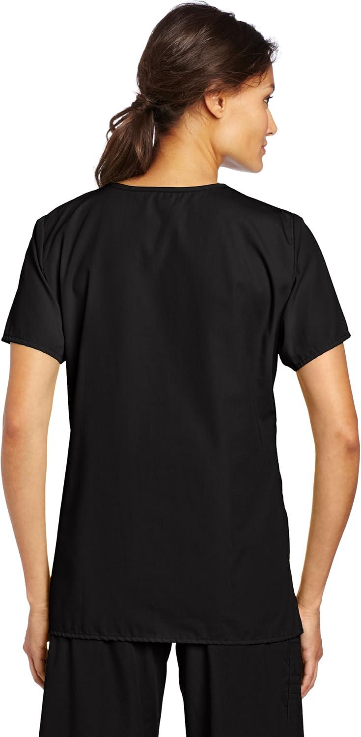 WonderWink Women’s Origins Golf Scrub Top(Black)