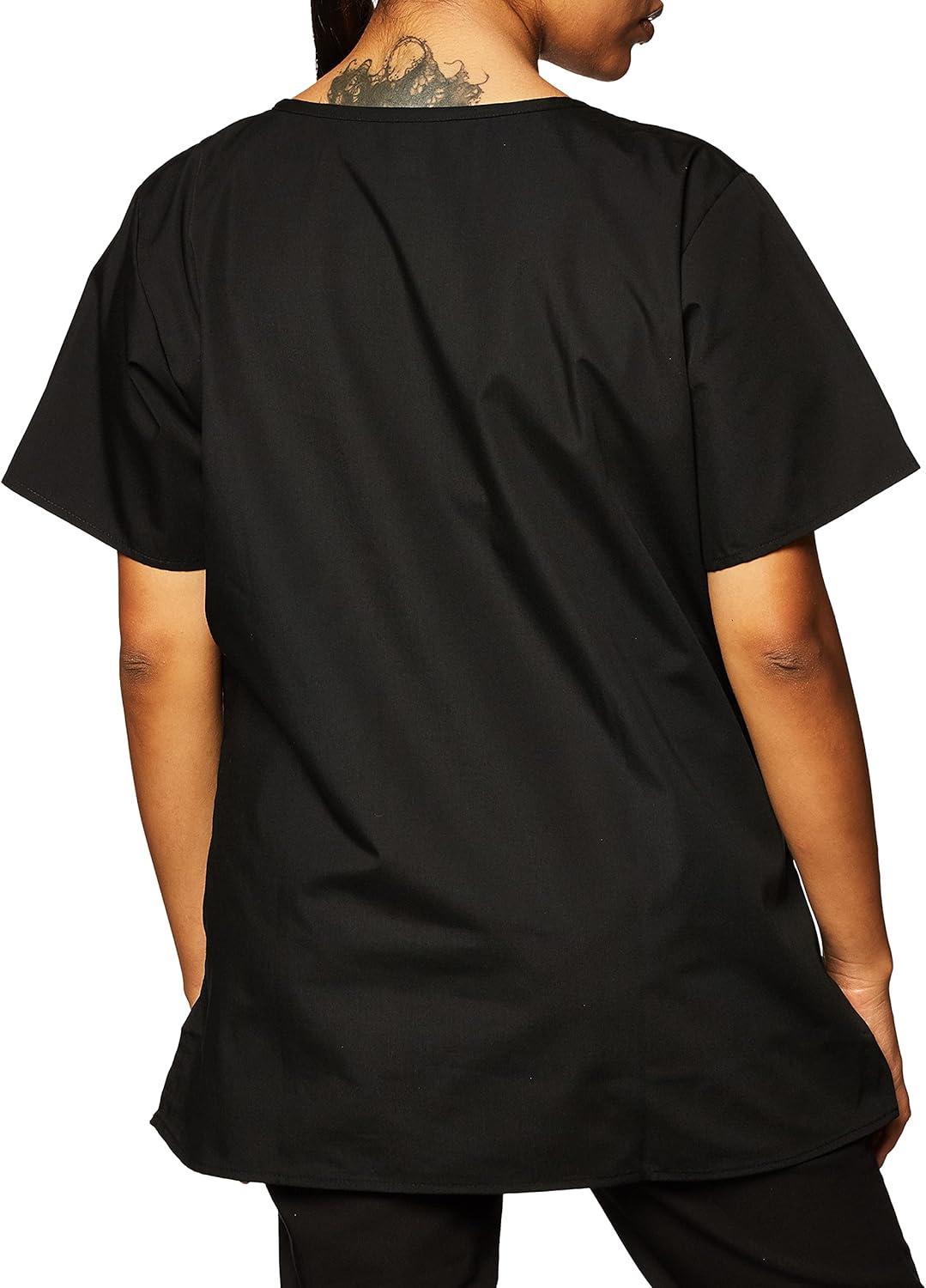 WonderWink Women’s Origins Golf Scrub Top(Black)