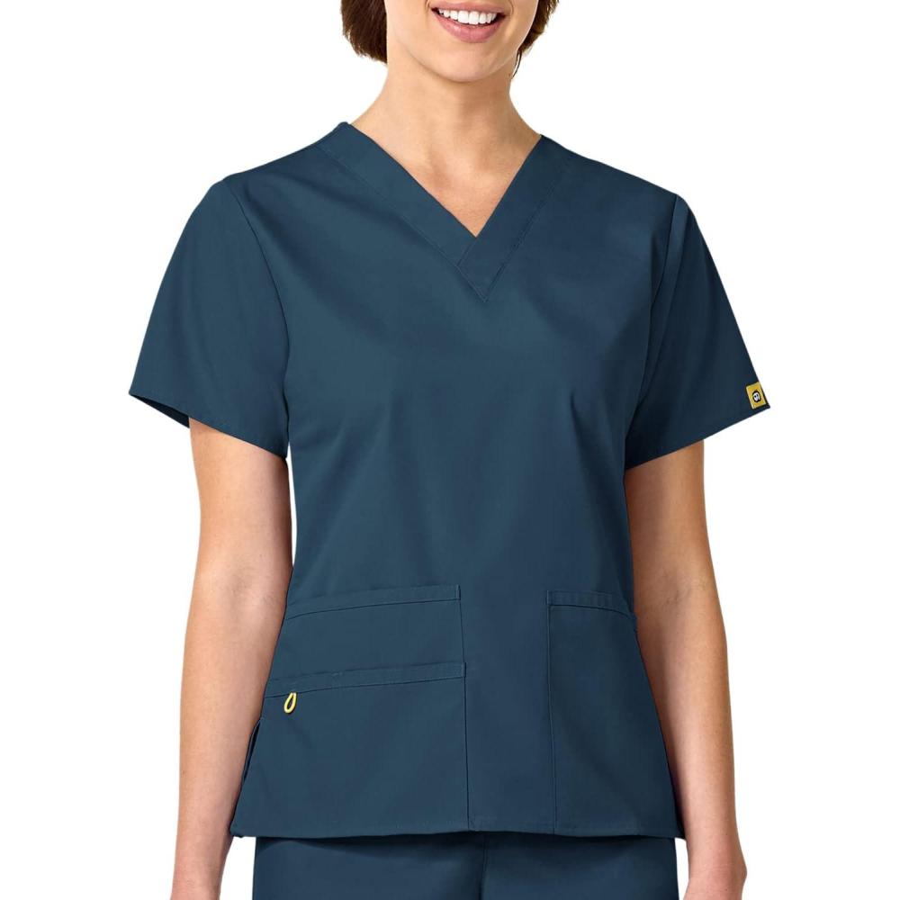 WonderWink Women’s Origins Bravo Scrub Top(Caribbean)