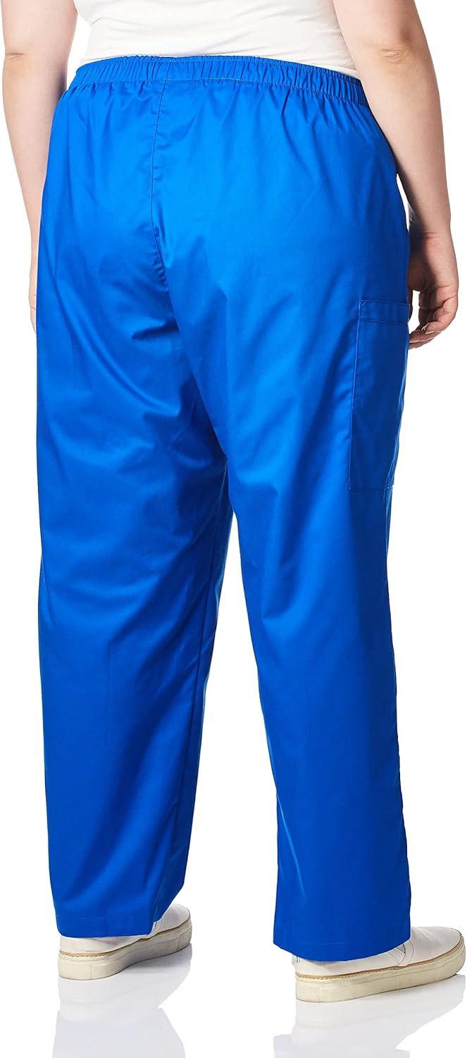 WonderWink Women’s Tall Wonderwork Women’s Pull-On Cargo Scrub Pant Tall(Royal)