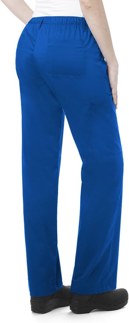 Wink WonderWORK Unisex Drawstring Cargo Scrub Pant(Chocolate)
