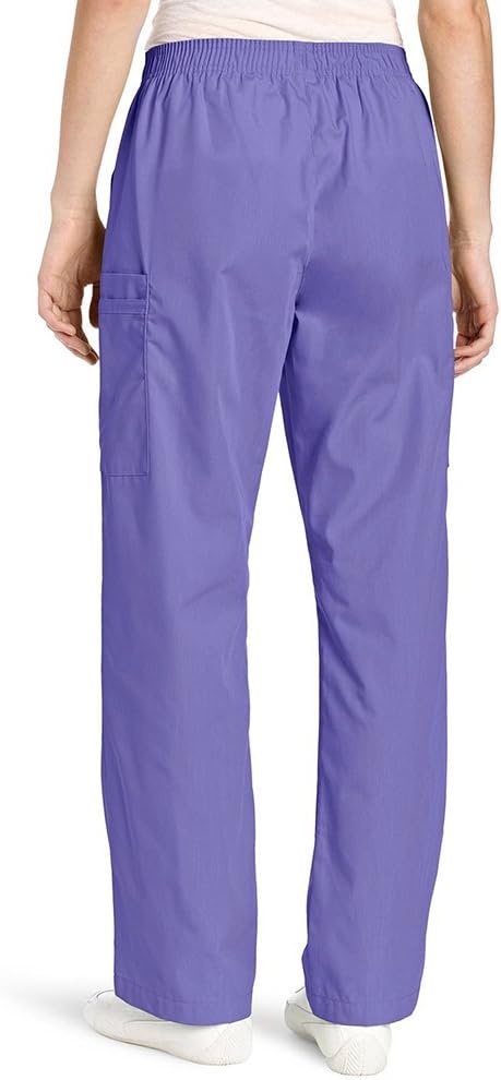 WINK Origins Quebec -Women’s Full Elastic Cargo Scrub Pant(Lavender)